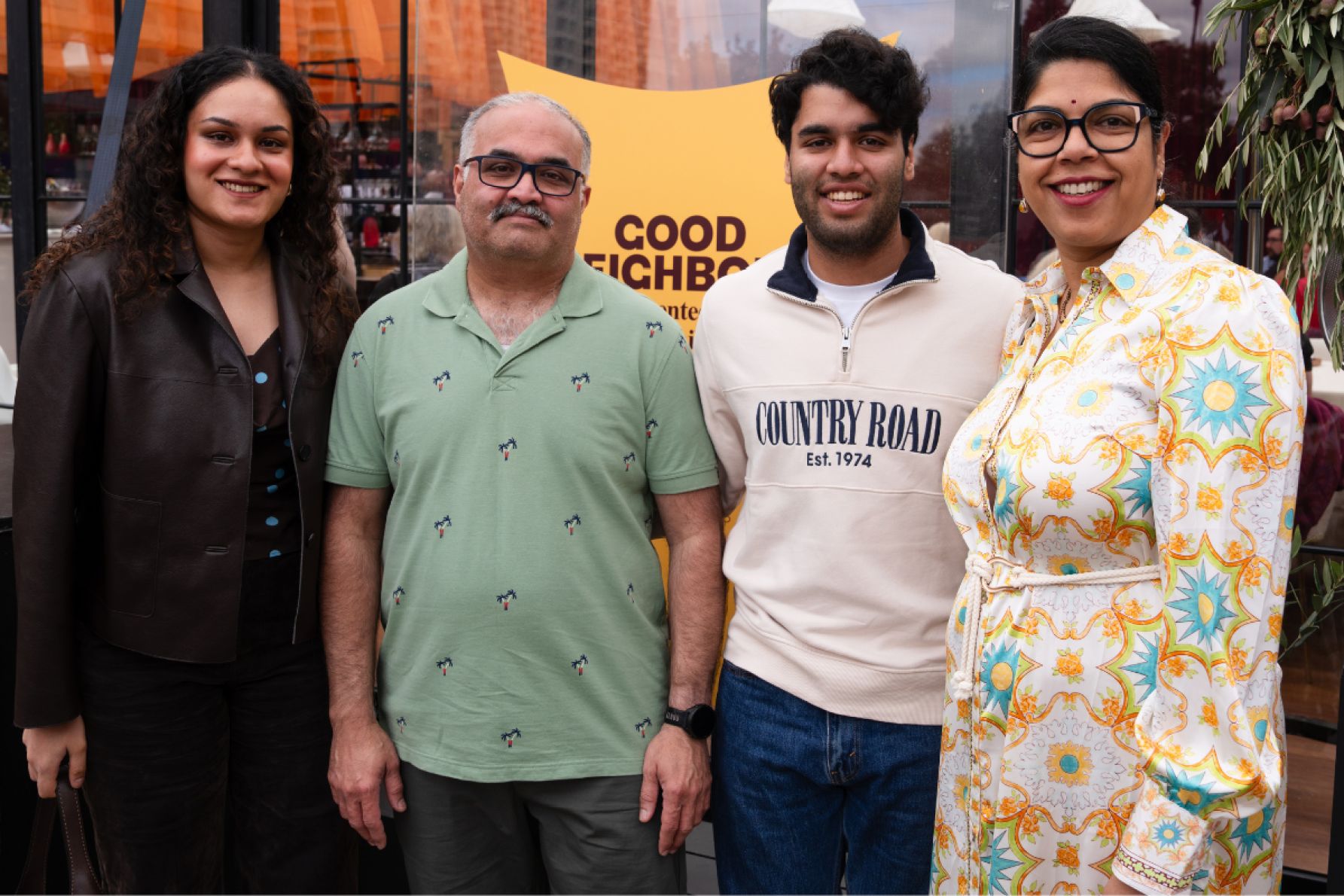 Aditi Kamath, Ajay Taranath, Tarun Kamath and Deepa Taranath