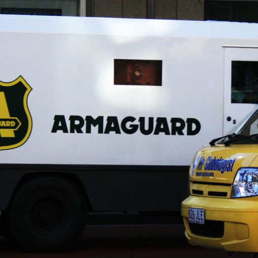 Thumbnail for Shot fired in armoured truck heist