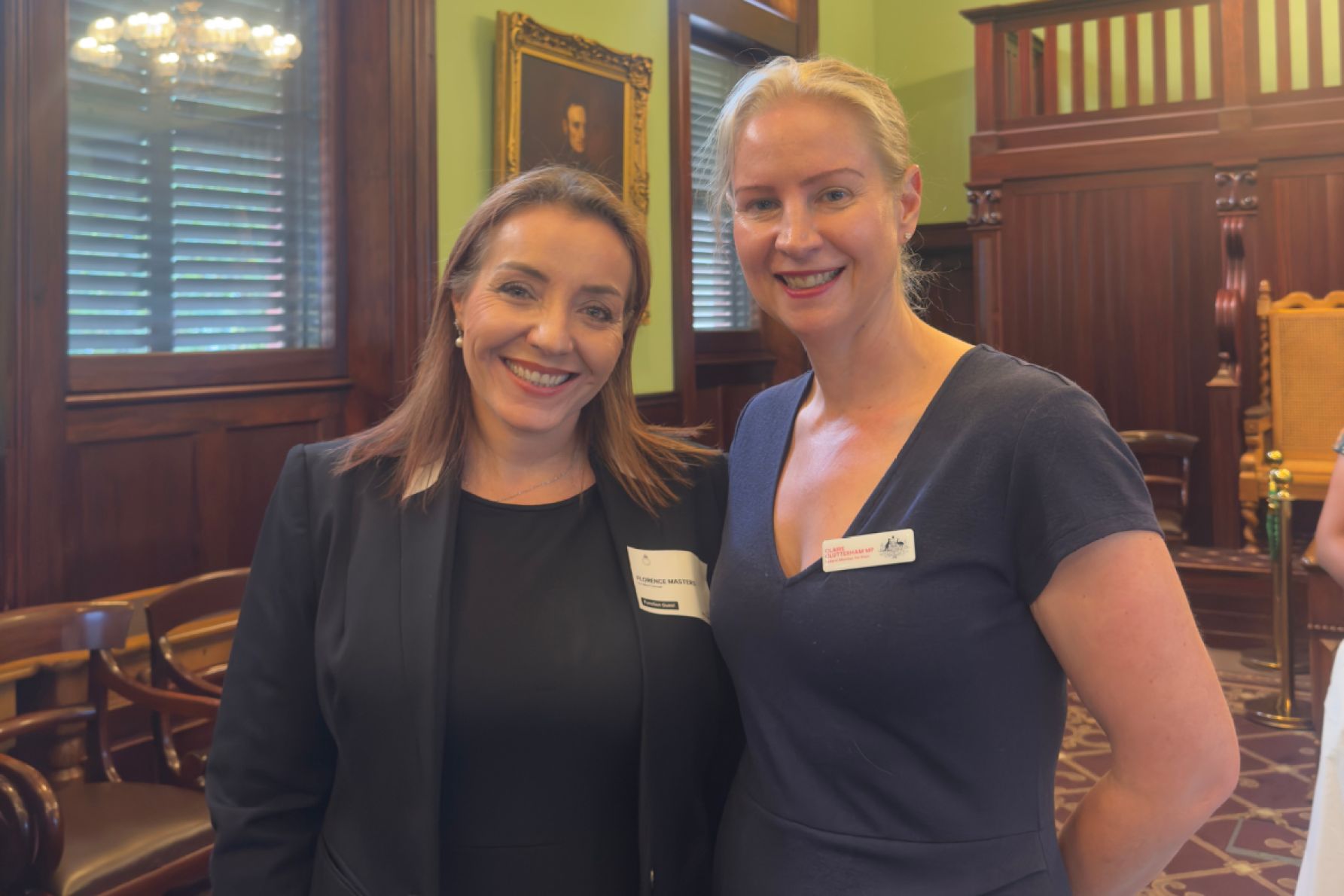 Florence Masters and Claire Clutterham