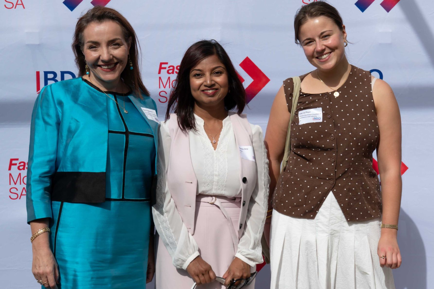 Florence Masters, Tania Dey and Lou Le Pape