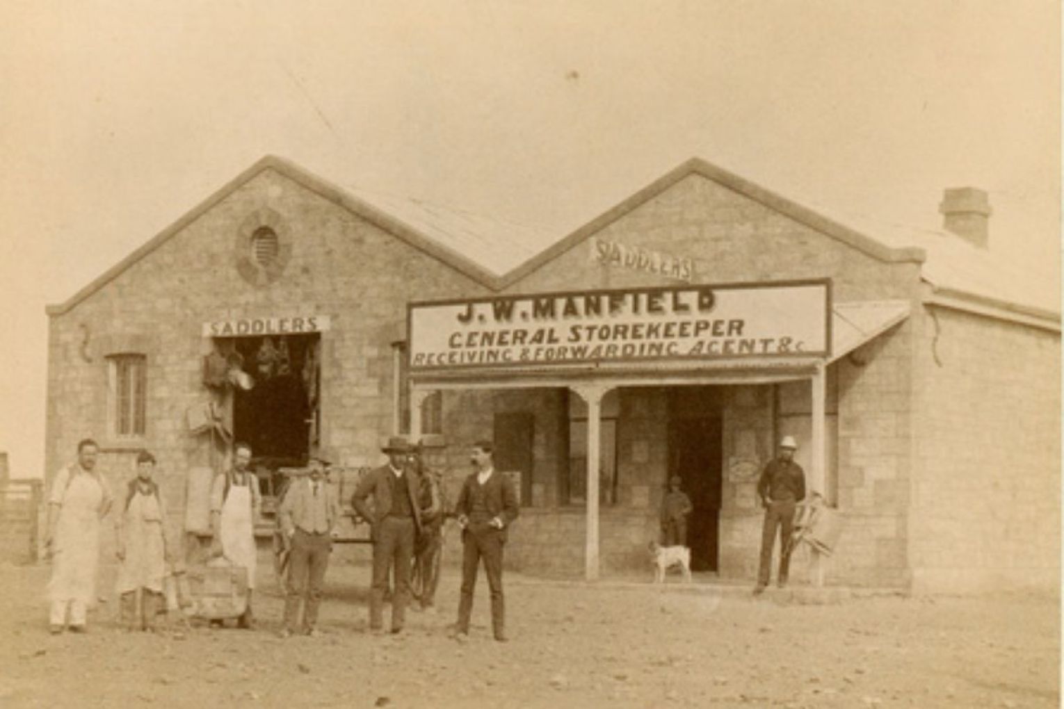 Farina General Store circa 1882. Photo: State Library of South Australia.