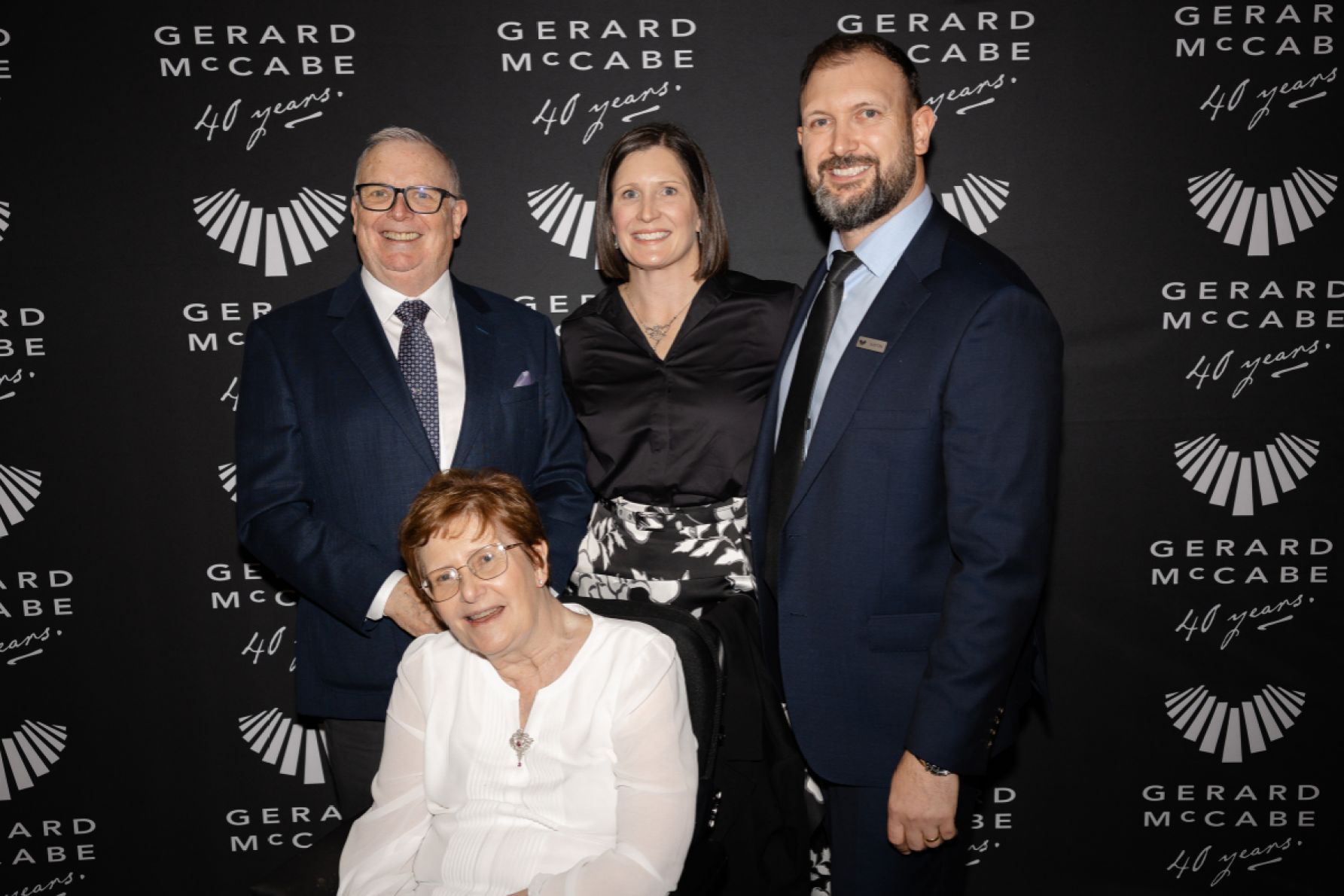 Gerard McCabe, Pauline McCabe, Jessica McCabe-Moran and Justin McCabe