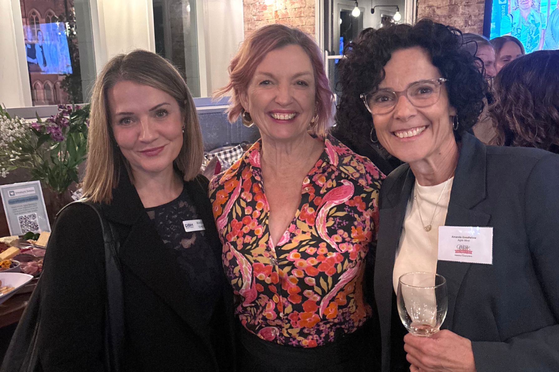 Hayley Gagin, Karen Stanley and Amanda Goodfellow