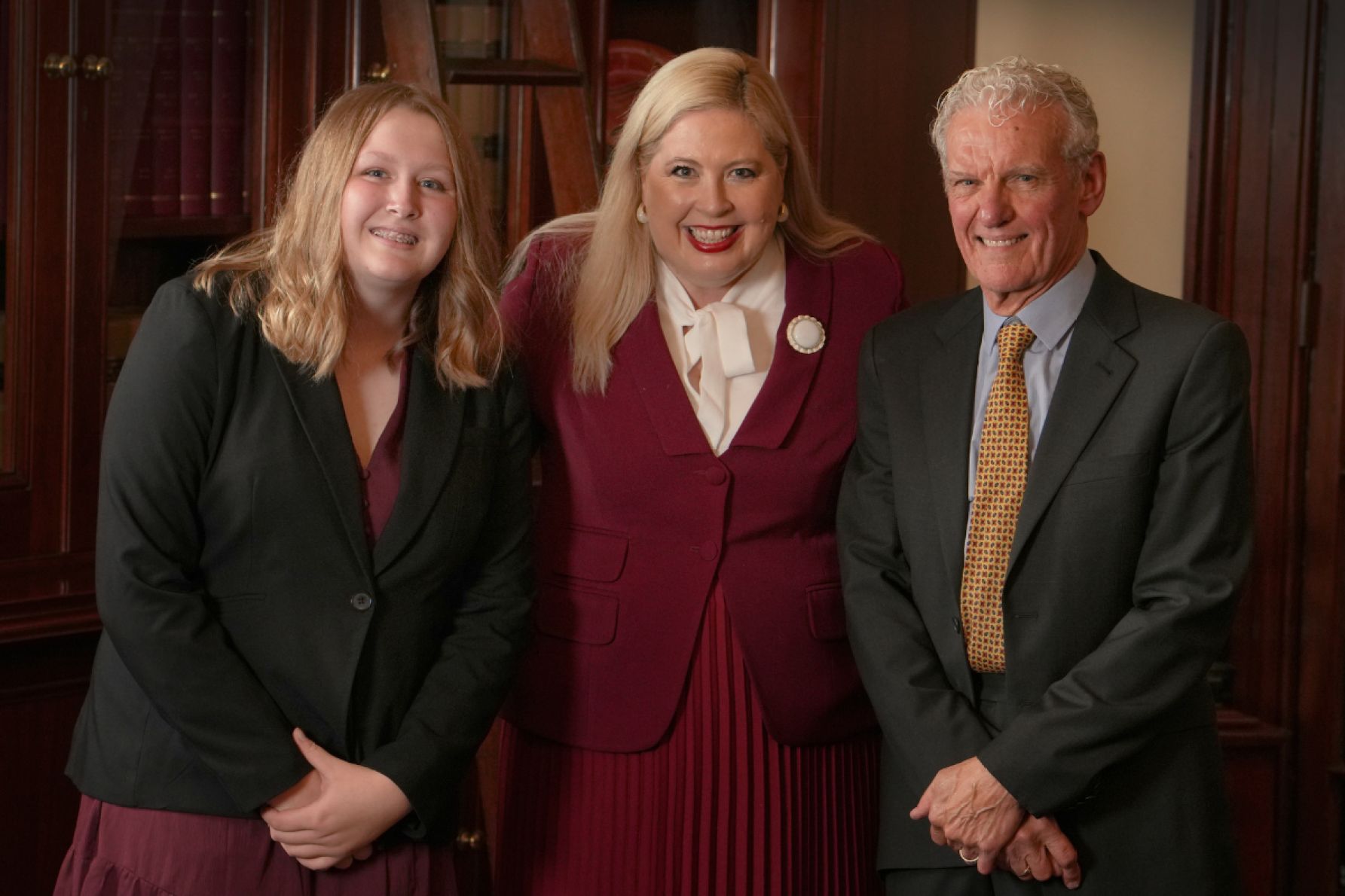 Haylie Staunton, Katrine Hildyard and Keith Clark