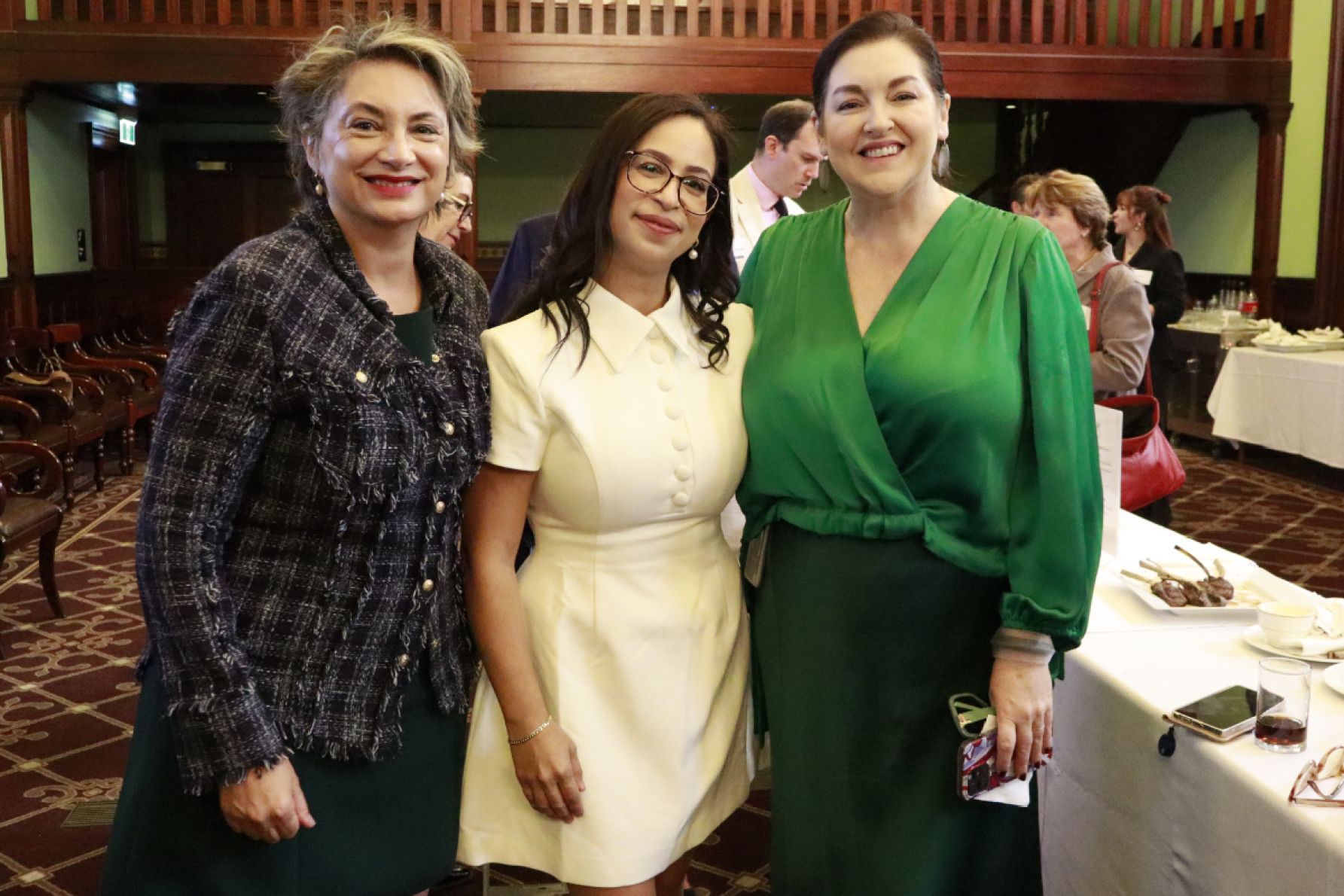 Michelle Lensink, Mira El Dannawi and Jayne Stinson