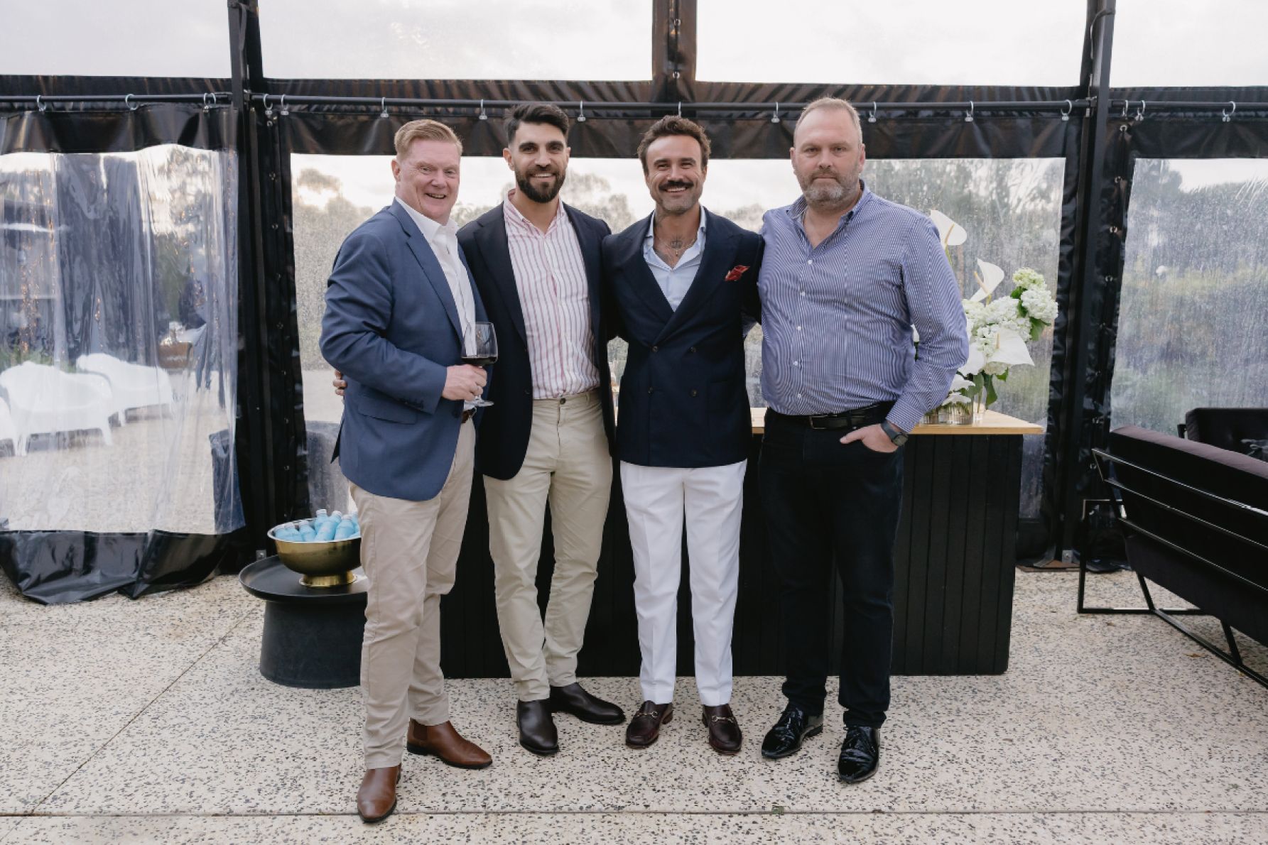 Ian Aspinall, George Rahhal, Brandan Gow and Kristian Young