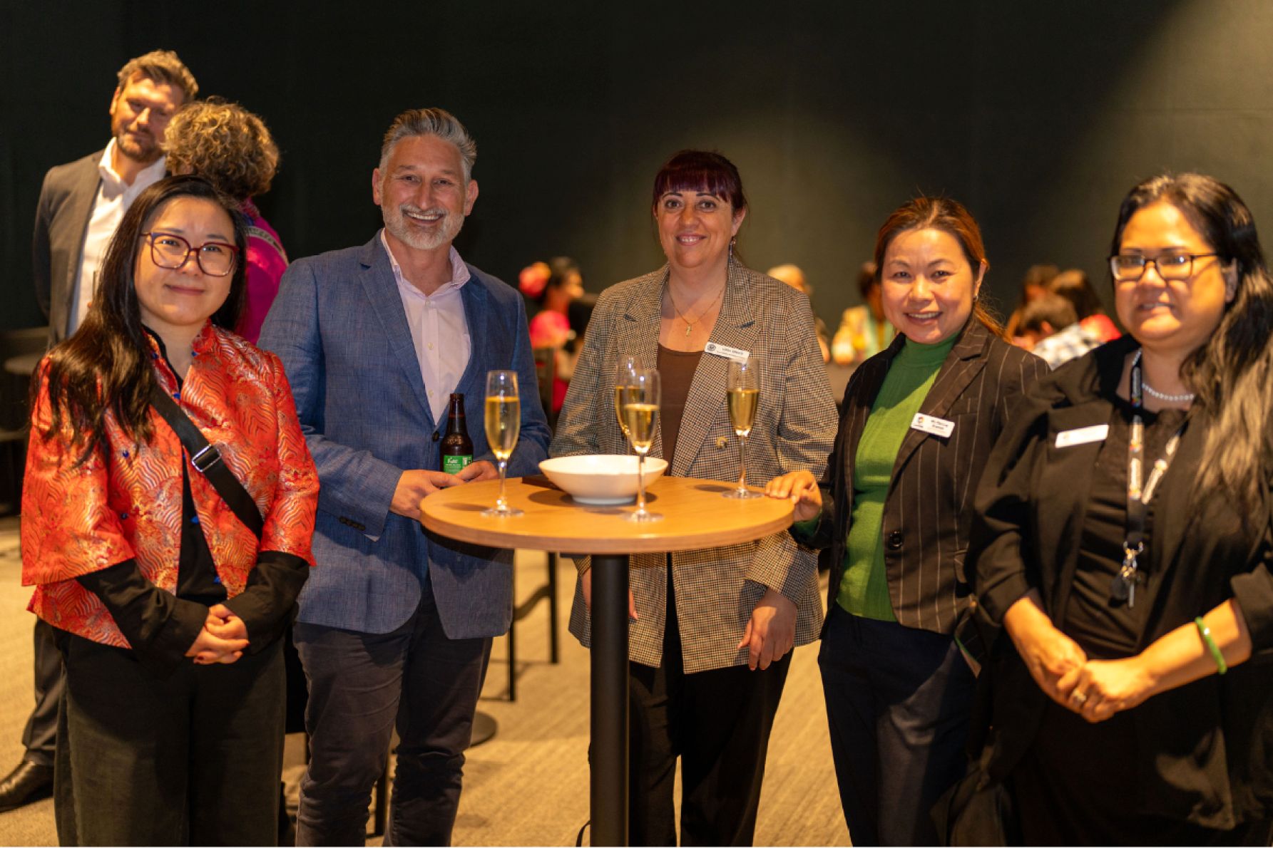 Junfeng Zhu, Chris Chalubek, Luisa Greco and My Phuong Sramek