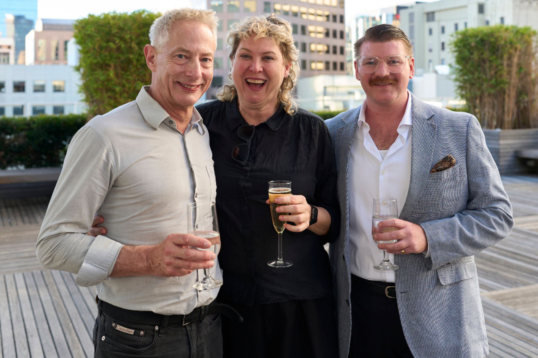 Mark Fuller, Danni Zuvela and Benjamin Bees