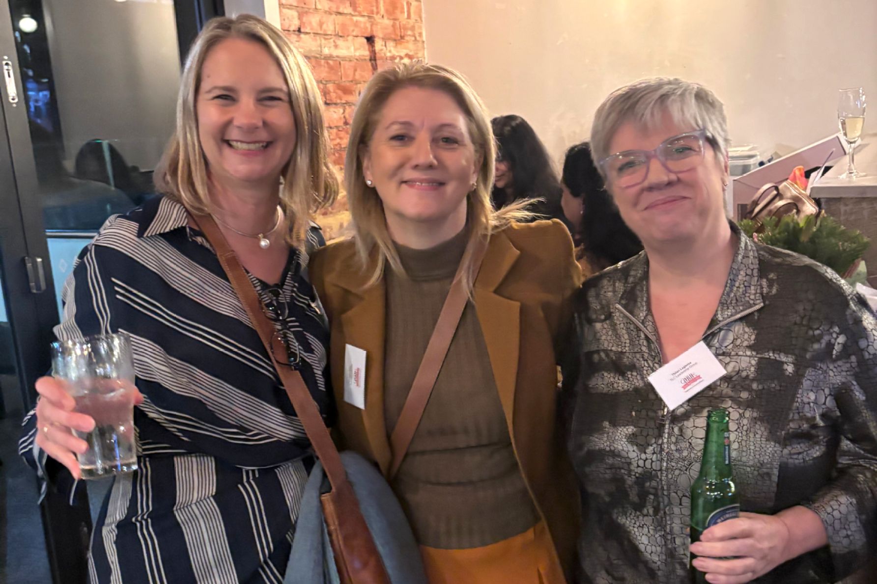 Monique Roberts, Kirsten Rillo and Thilan Legierse