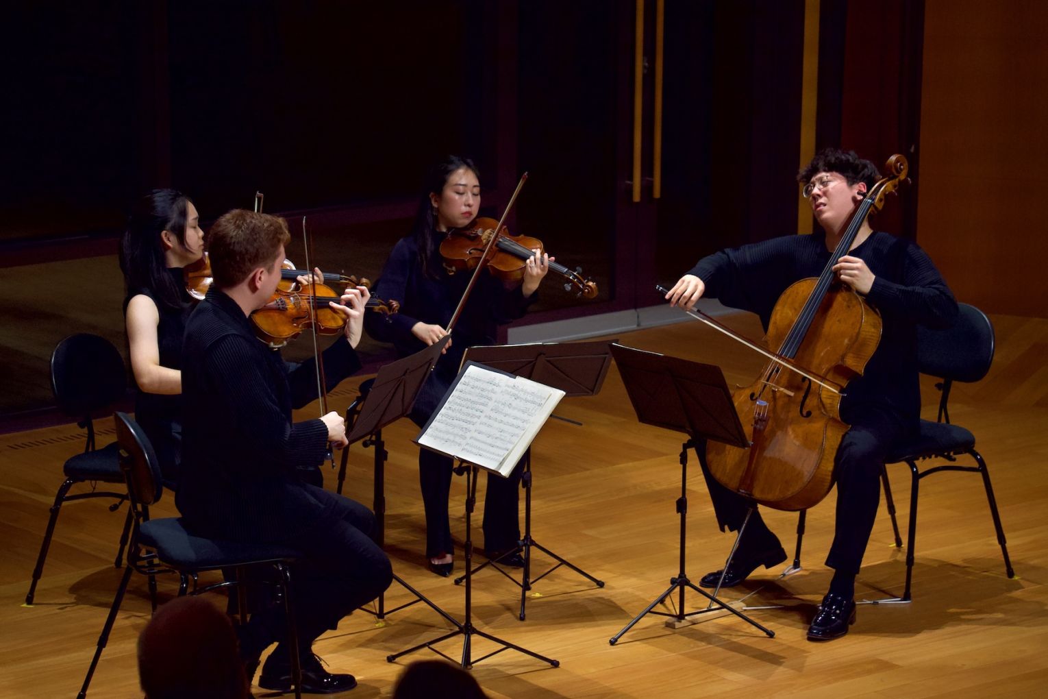 Leonkoro Quartet perform at UKARIA Cultural Centre. Photo: Ben Nicholls / Supplied