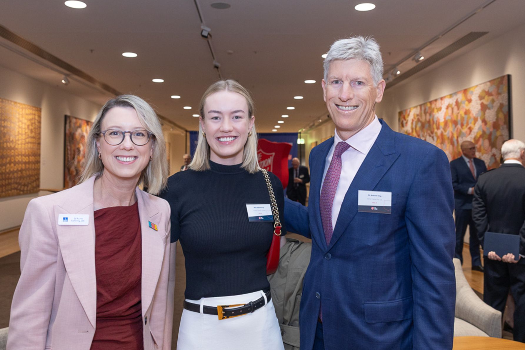 Fiona Cunningham, Harriet King, Andrew King