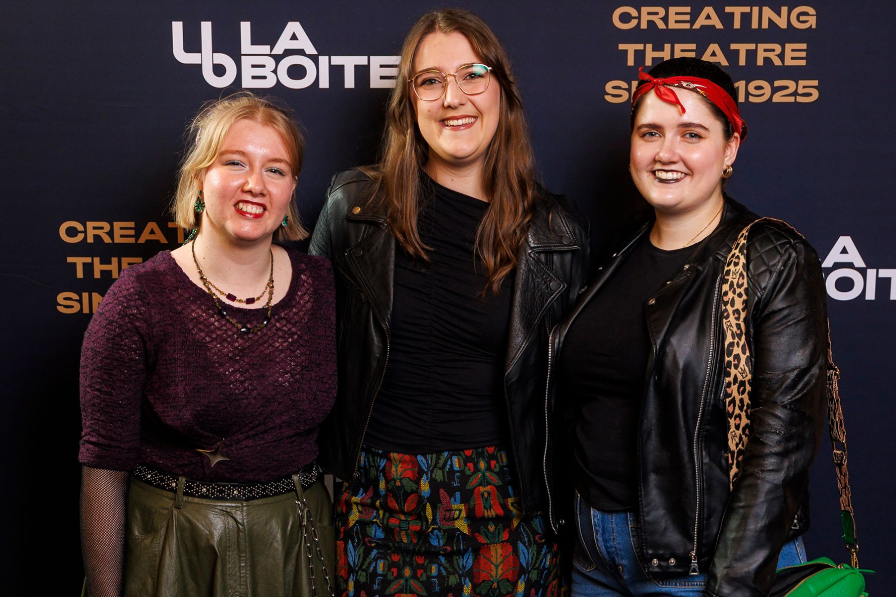 Shelby Hodge, Emily Pell and Josephine Stockdale