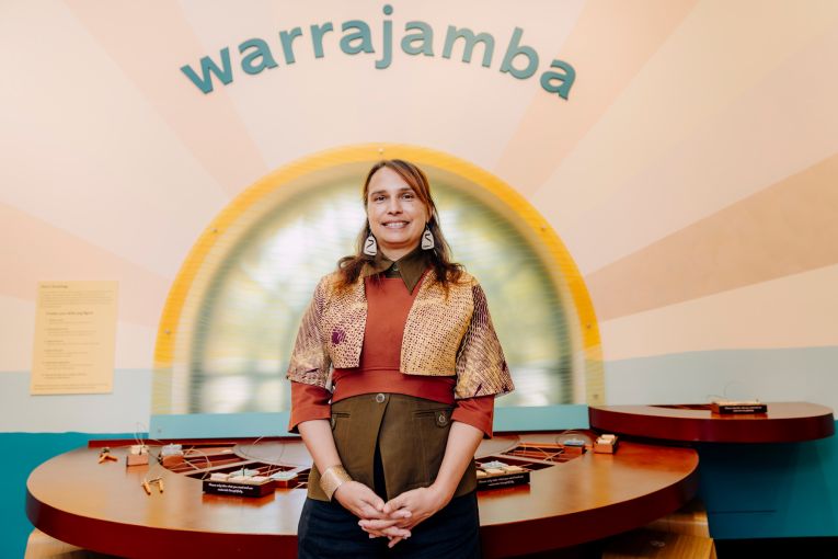 Thumbnail for Bringing Warrajamba to life – inside Delvene Cockatoo-Collins’ Museum of Brisbane residency