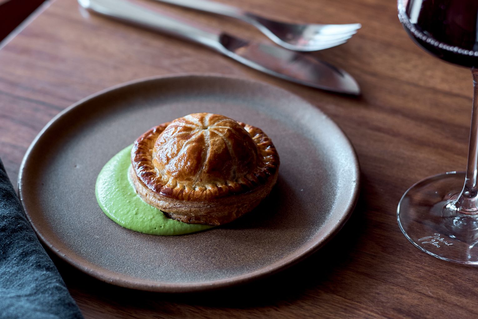Duck and pea pie, Aria | Credit: image supplied
