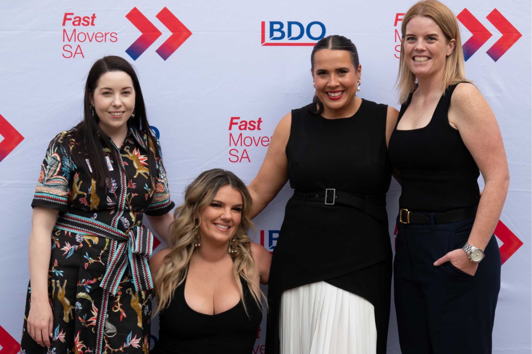 Tenille Ireland, Daniella Biagi, Emma Humphries and Amy Featherston