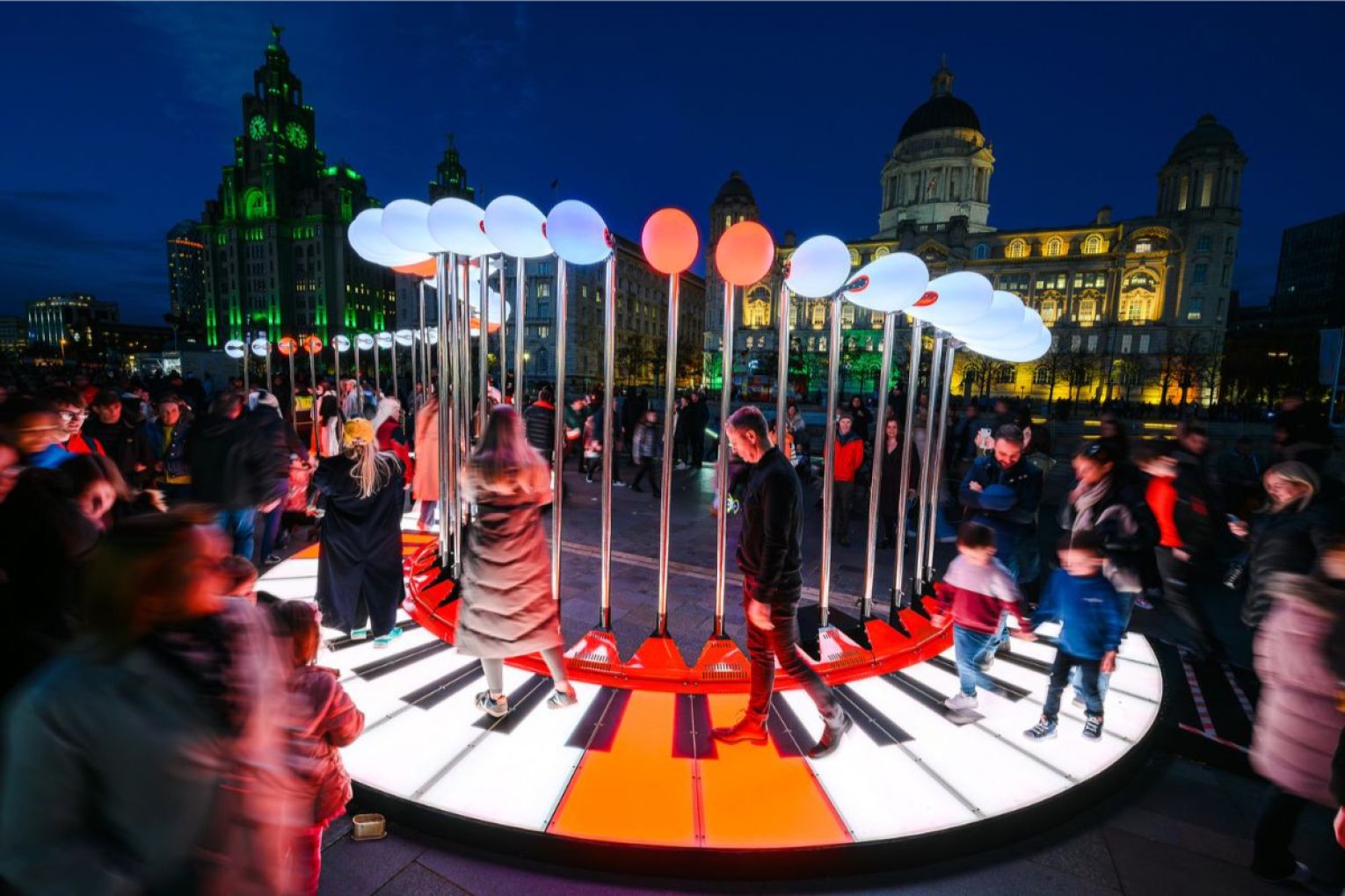 People can enjoy Amigo & Amigo's Piano Walk during City Lights this Illuminate Adelaide.