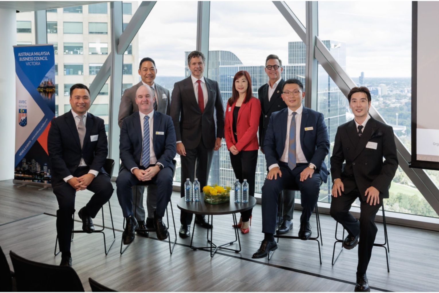 From left to right: Josh Chye, partner, tax consulting, HLB Mann Judd; Joe Phegan, managing director, Savills Victoria; Ivan Lam, executive director for international business, charter Keck Cramer; Lord Mayor Nicholas Reece, City of Melbourne Council; Karen Kong, head of property lending, Bendigo Bank; Jules Kay, general manager, PropertyGuru Asia Property Awards and Events; Benson Zhou, director, CBD & Metropolitan Sales Melbourne, Savills Australia; and Watcharaphon Chaisuk, senior solutions manager, PropertyGuru Group.