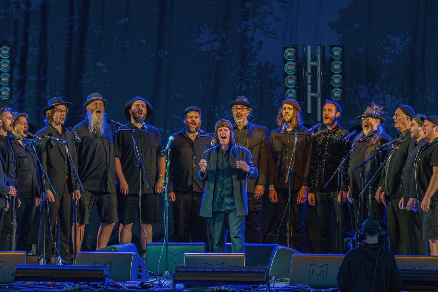 The Spooky Men's Chorale - those bearded, hatted, songsters celebrate 25 years of 'pointless grandeur' when they head to venues across Queensland from May 27.
