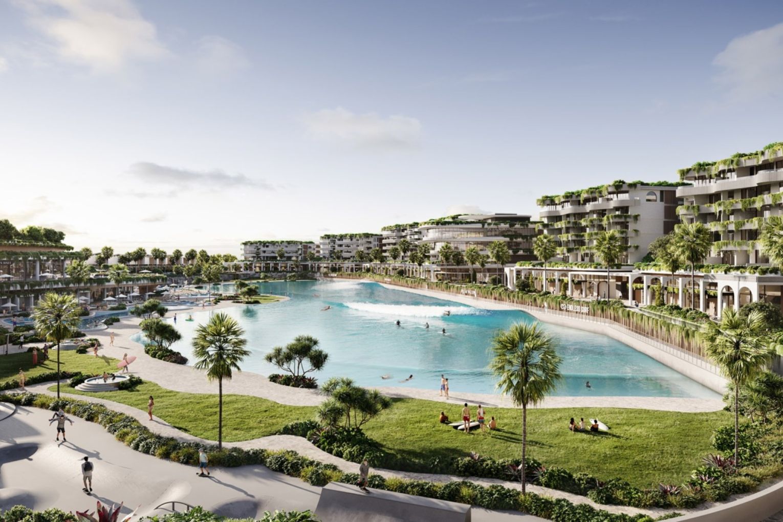 Mick Fanning-backed Palm Valley has received a grant from the state government. Render: Palm Valley