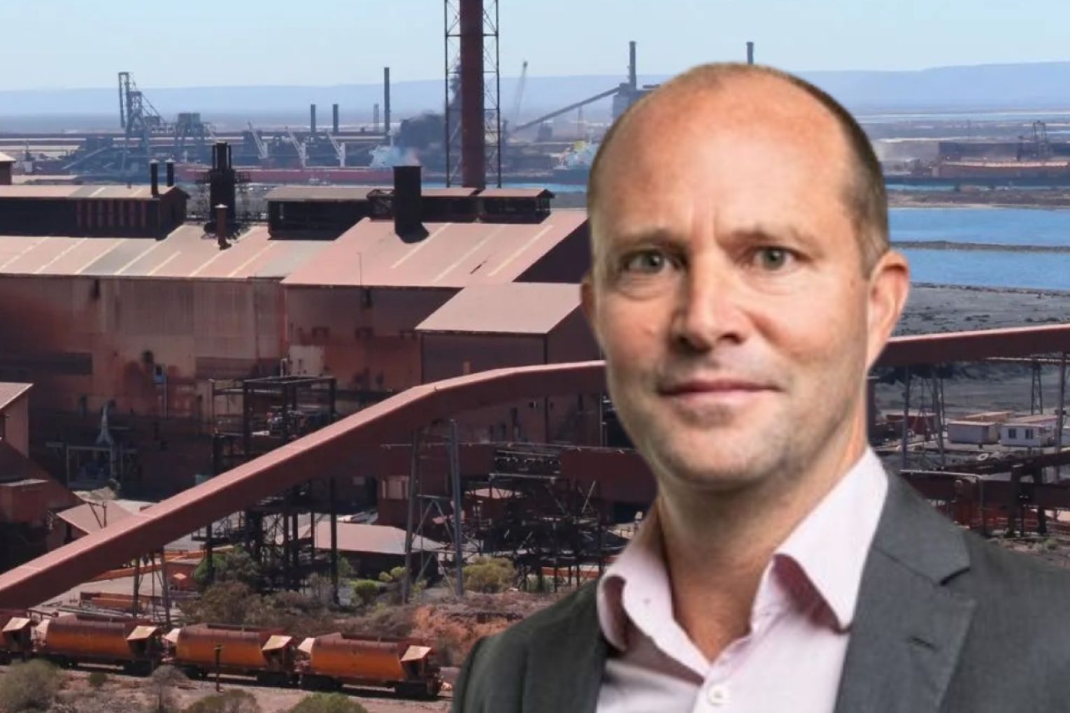 Hazer Group Glenn Corrie says he sees a future for a hydrogen hub in South Australia. Photo: David Simmons/InDaily and supplied.