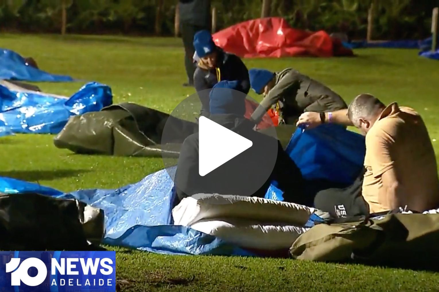 Thumbnail for VIDEO: Crash at Kringin | Vinnies CEO Sleepout