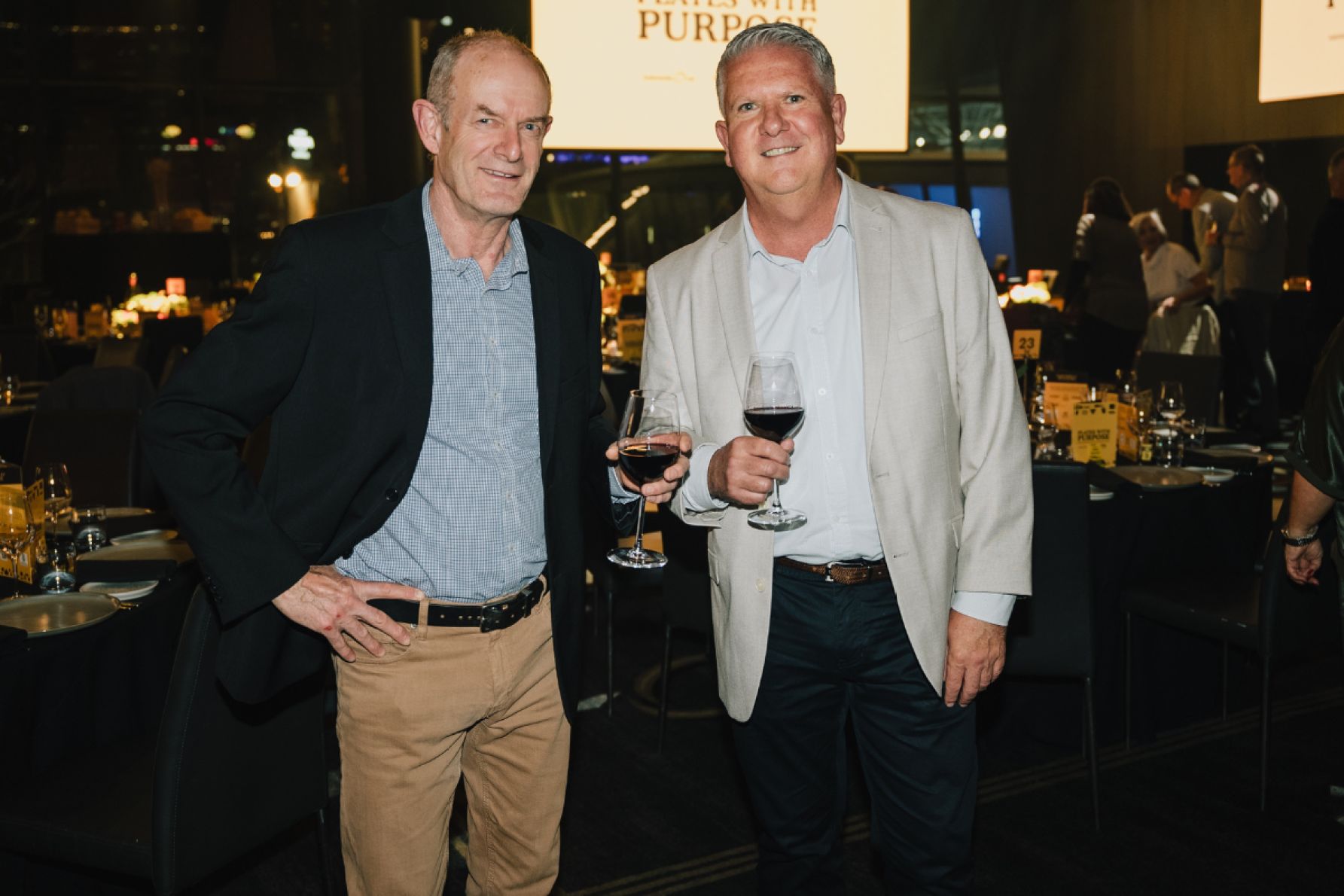Glyn Ashman and Michael Johnson