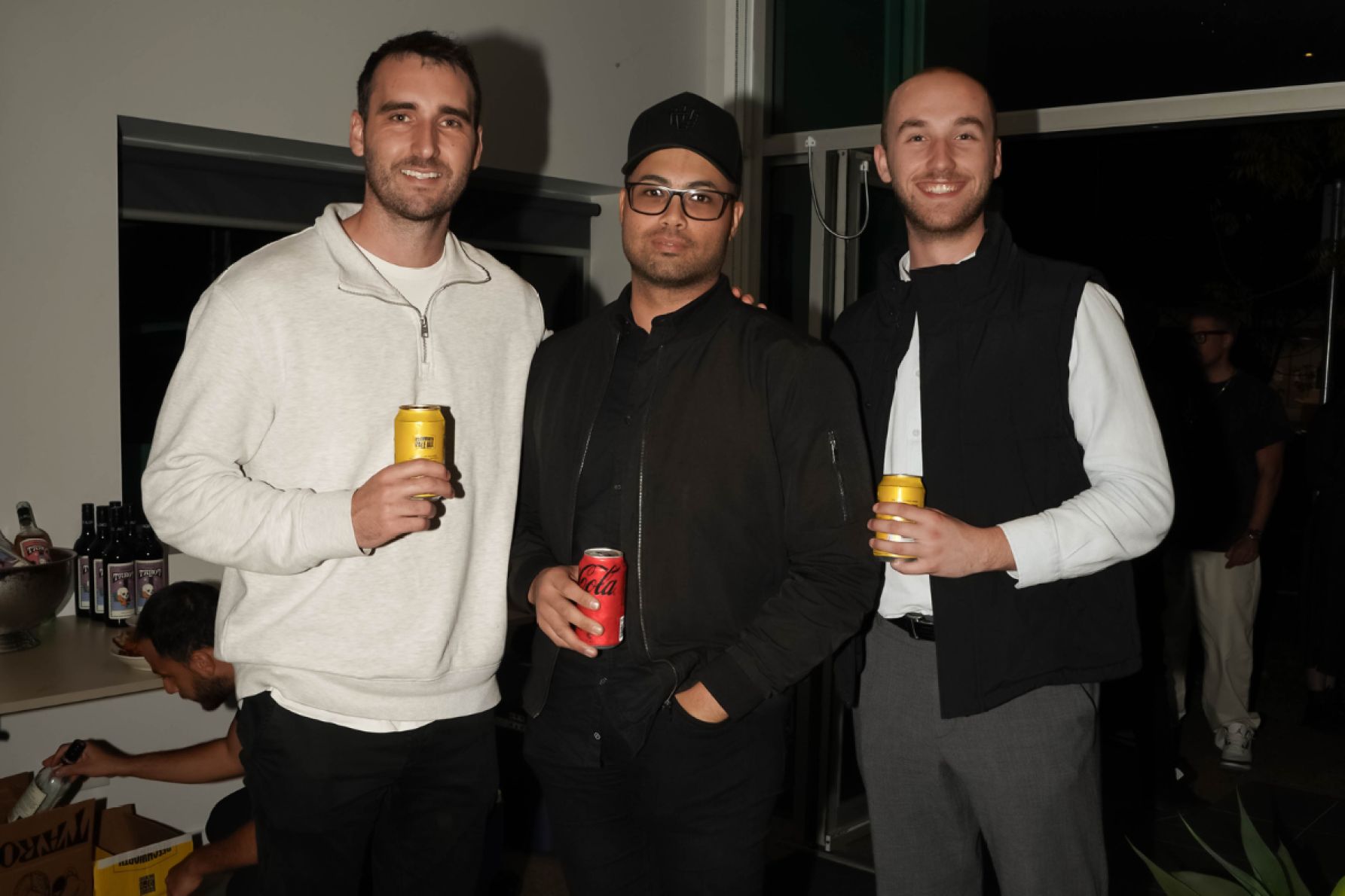 Hugo Wallace, Nathan Swan and Max Burke