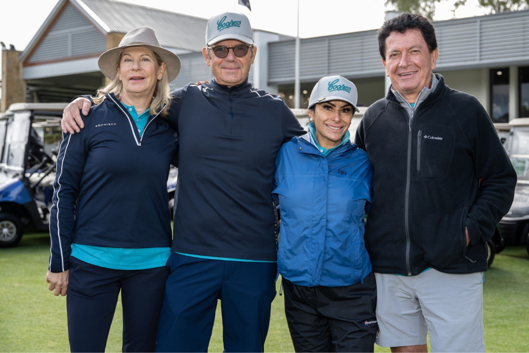 Angela Stein and Jens Kautzky with Reyna and Walter Futschik