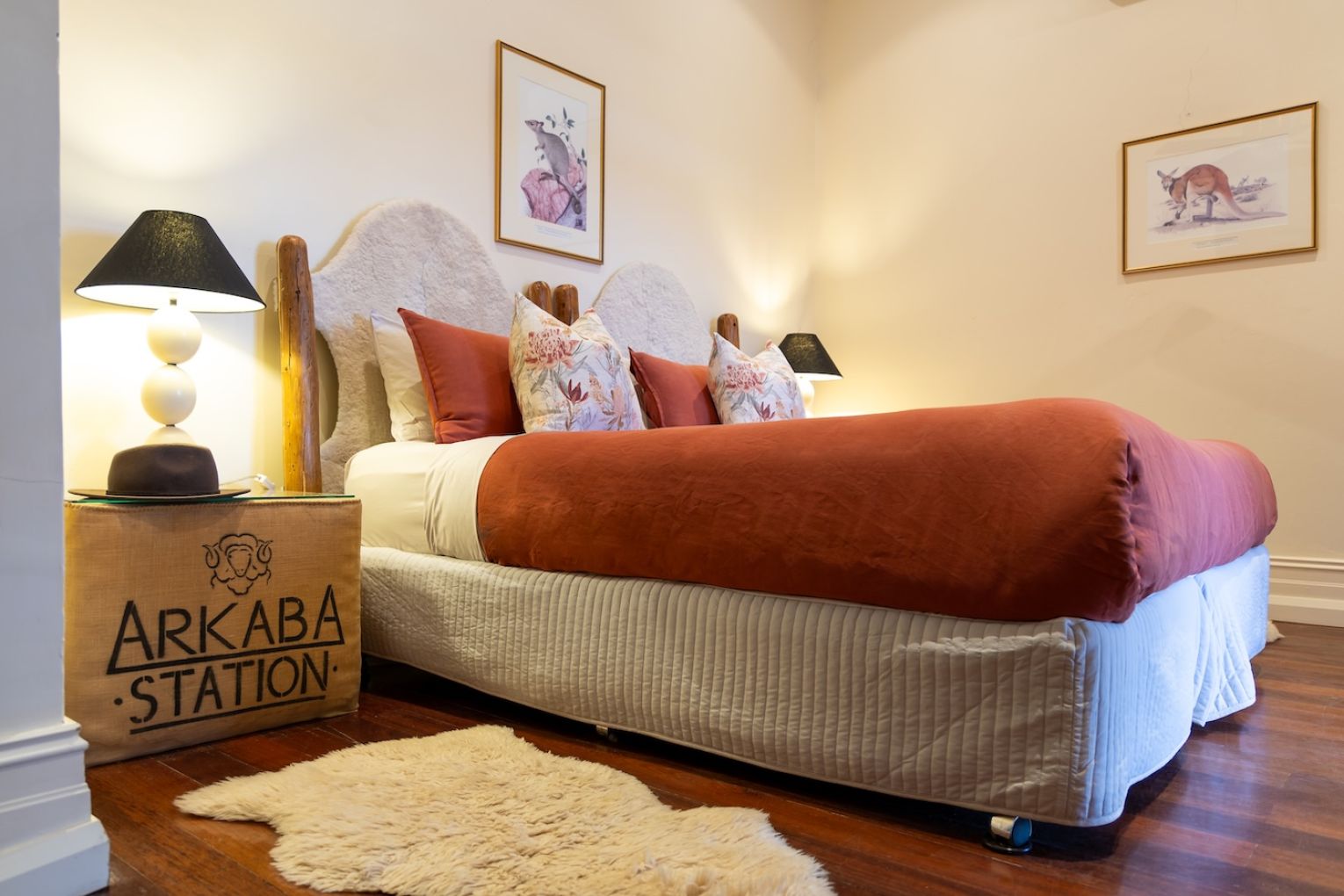 The heart of a working sheep station for 150 years, the 1856-built Arkaba Homestead now offers deluxe outback accommodation.