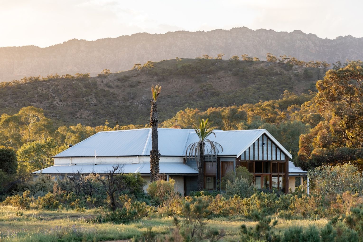 The heart of a working sheep station for 150 years, the 1856-built Arkaba Homestead now offers deluxe outback accommodation.
