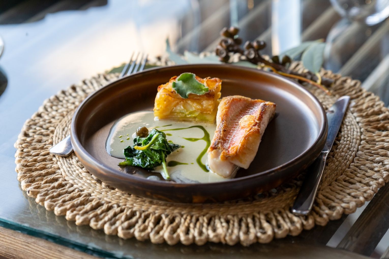 The cuisine is designed by Joel Cugley, with guests enjoying meals at the homestead and out at the camps.
