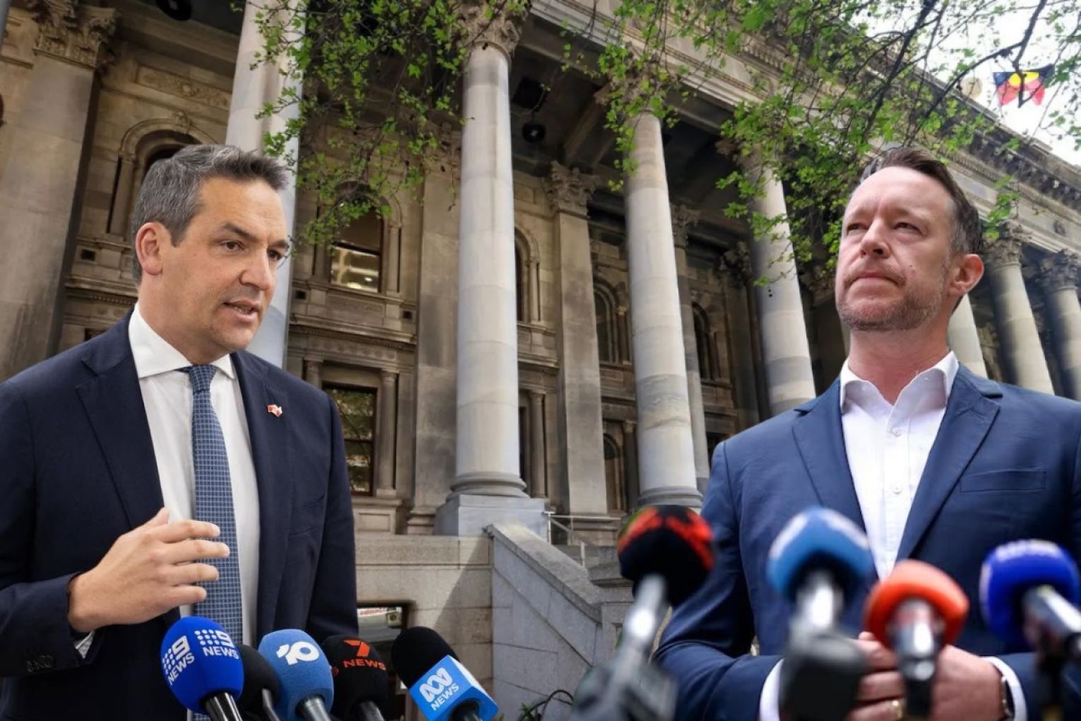 The Government and Opposition have traded blows over the mount they spend on ministerial media advisers. Photo: Tony Lewis/InDaily. Graphic: InDaily
