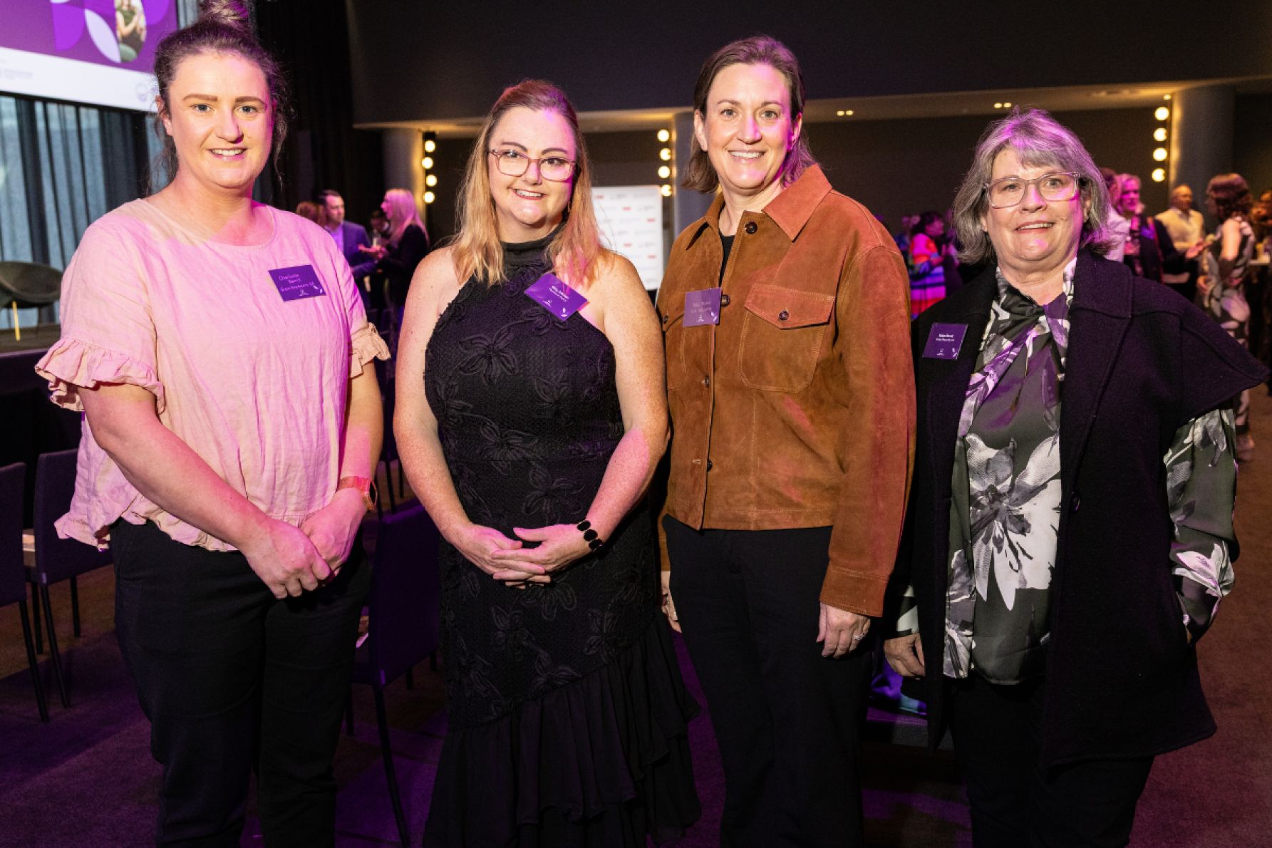 Charlotte Berrill, Kelly Johnson, Tara Moses and Robyn Verrall