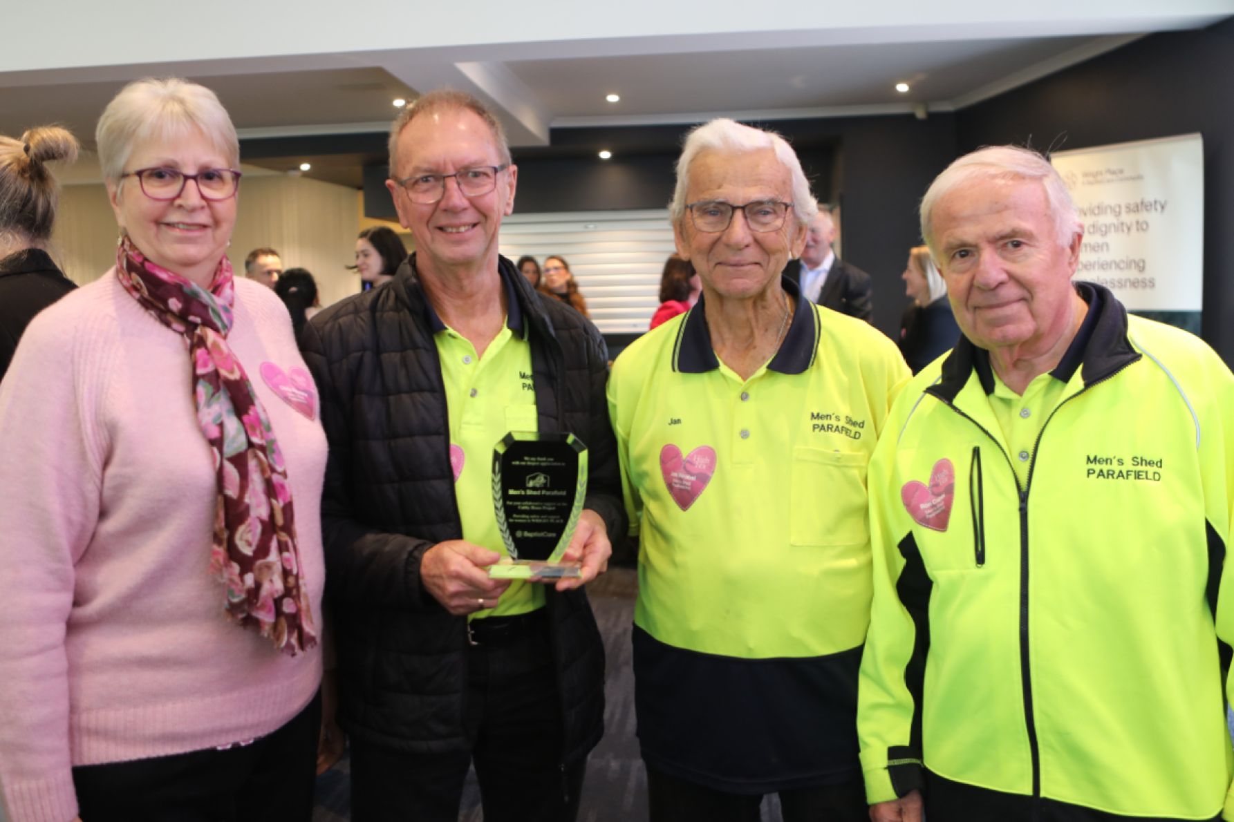 Chris Routley, Bryce Routley, Jan Wrobel and Ron Carroll