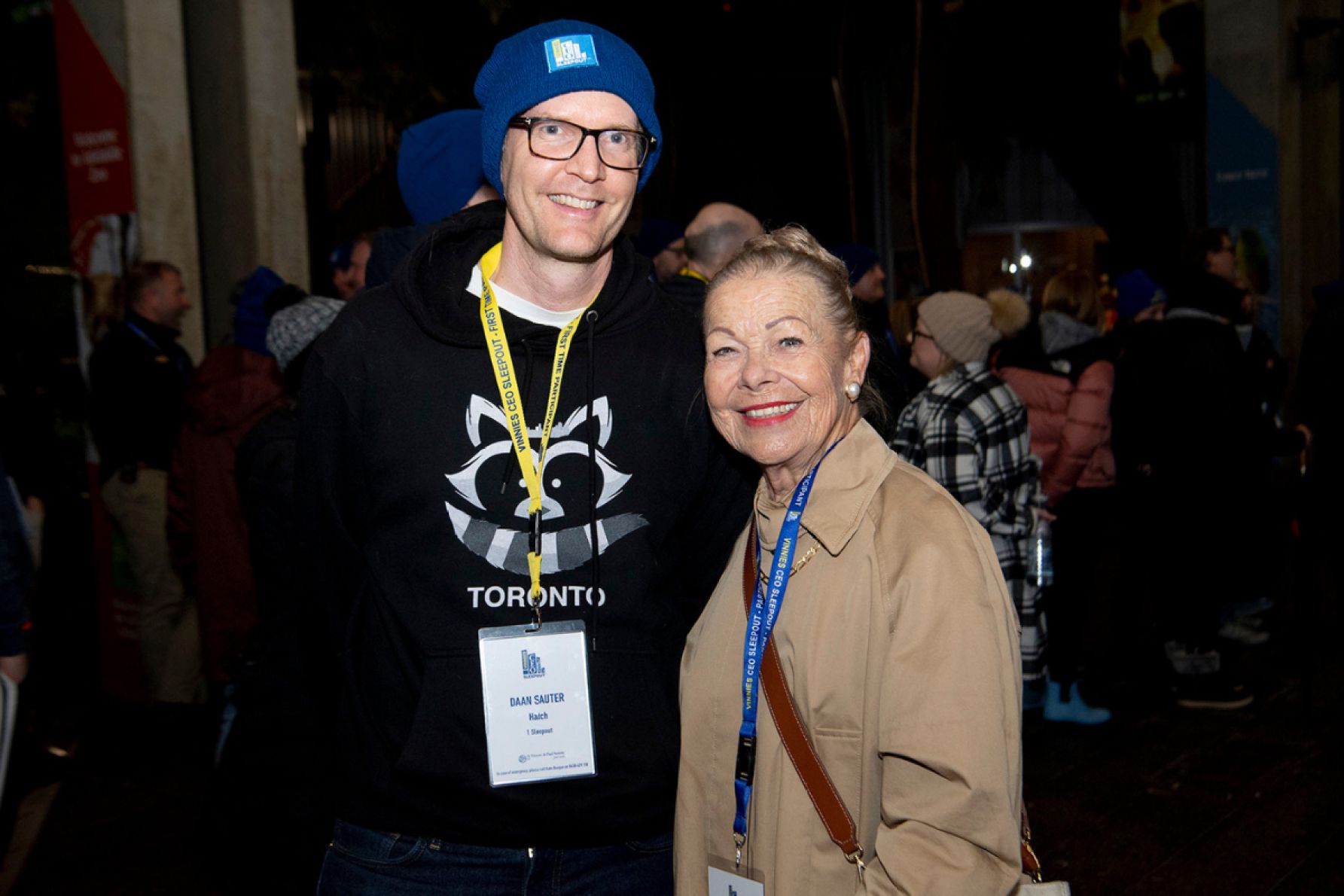 Daan Sauter and Angelique Boileau