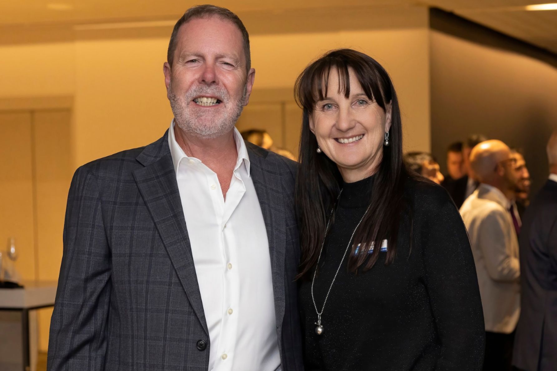 David Kelly and Ros Oates