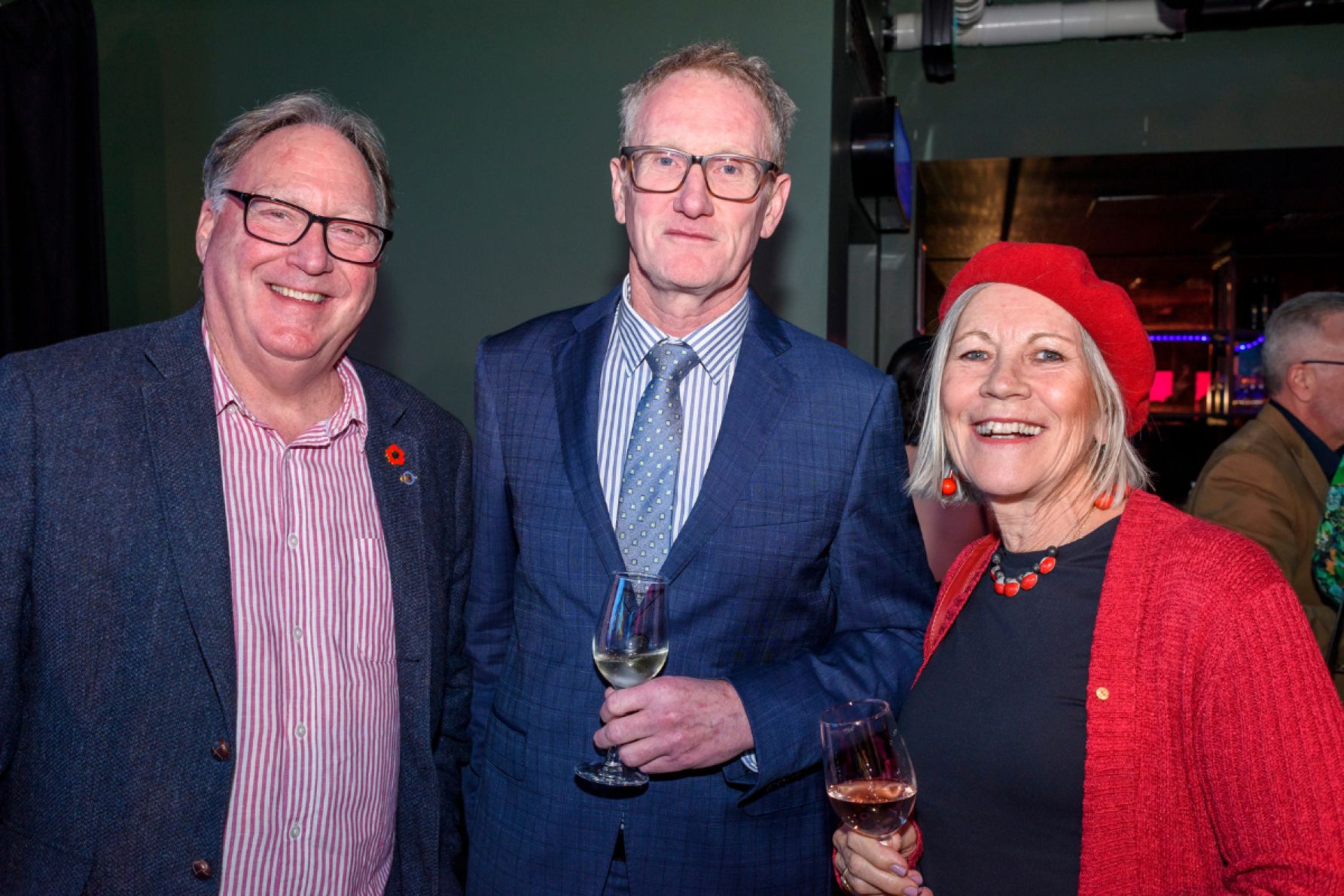 David Longden, Tim McCormick and Diane Ranck