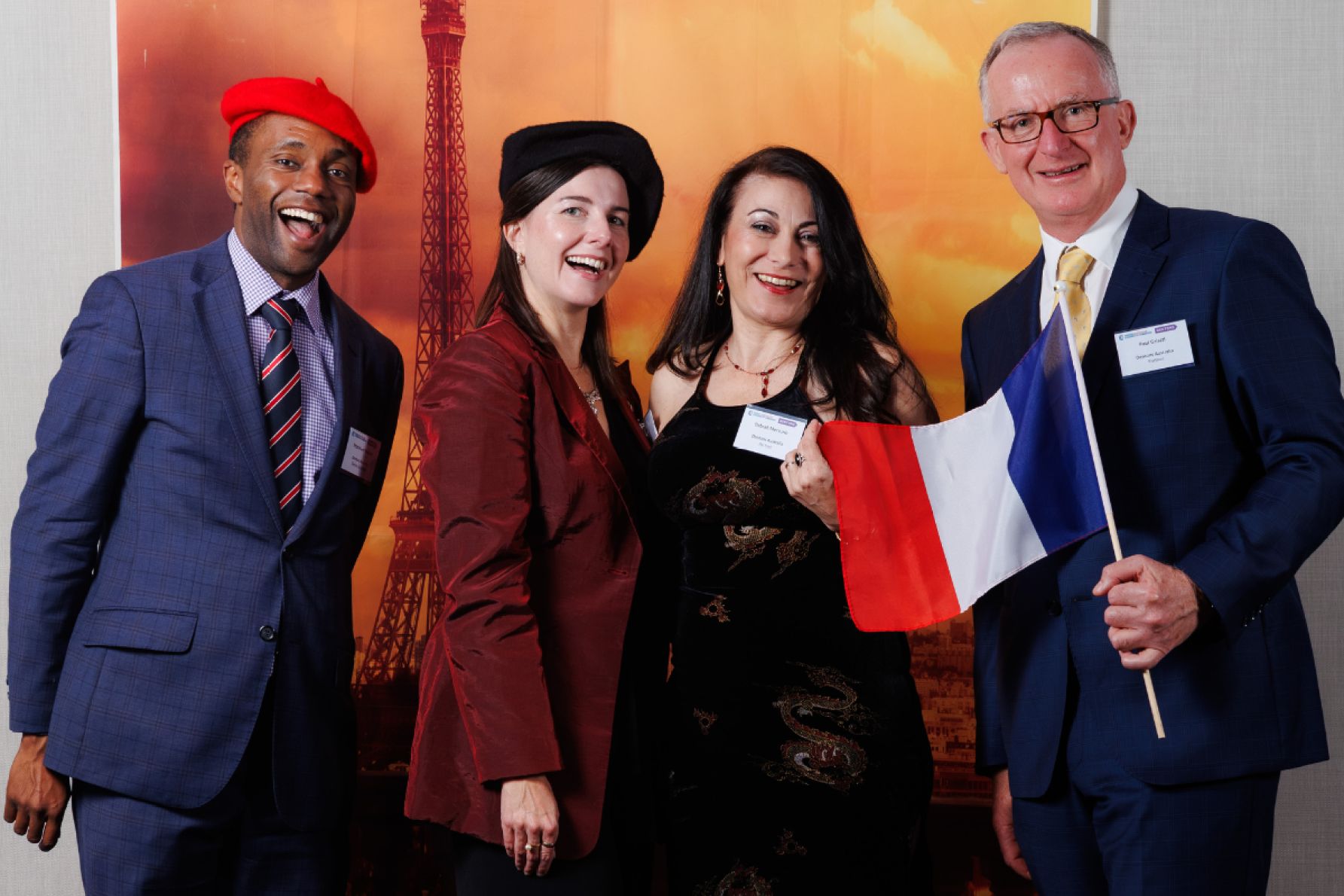 Emmanuel Njuguna, Vanessa Gore, Debrah Mercurio and Paul Griscti