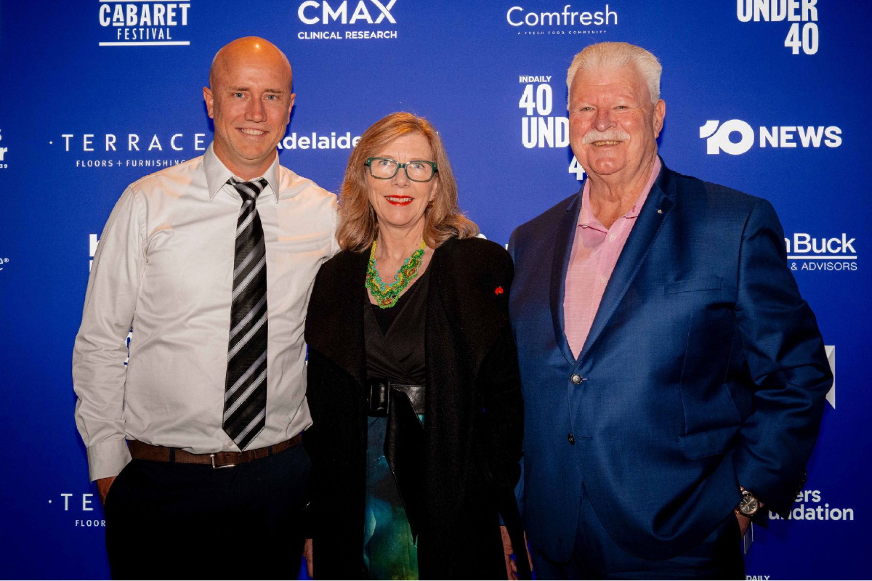 Heath Richards, Shauna Black and Alan Young