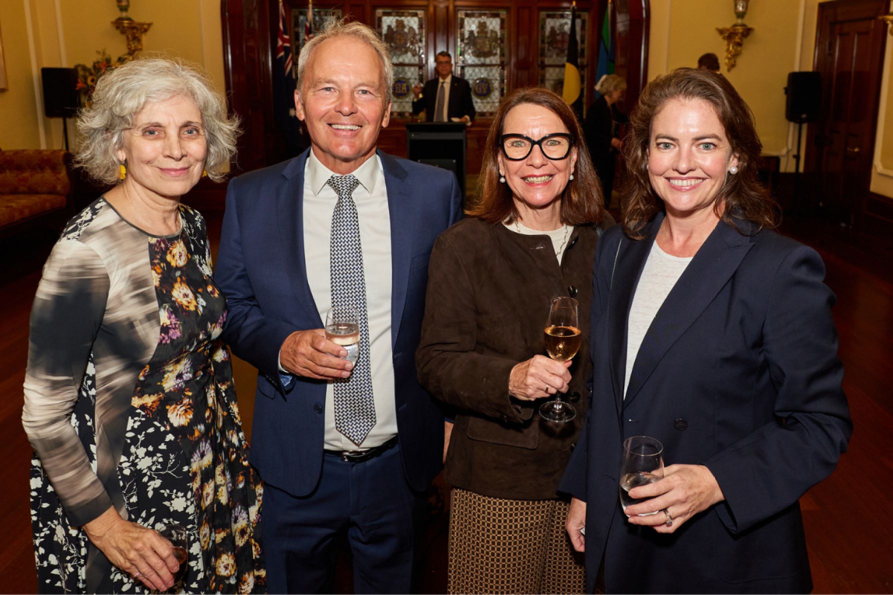 Helena Kyriazopoulos, Adrian Skull, Michelle Bentley and Miranda Starke