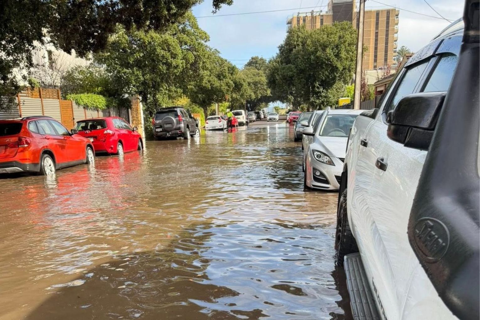 Flooding in Holdfast Bay. Picture: Facebook