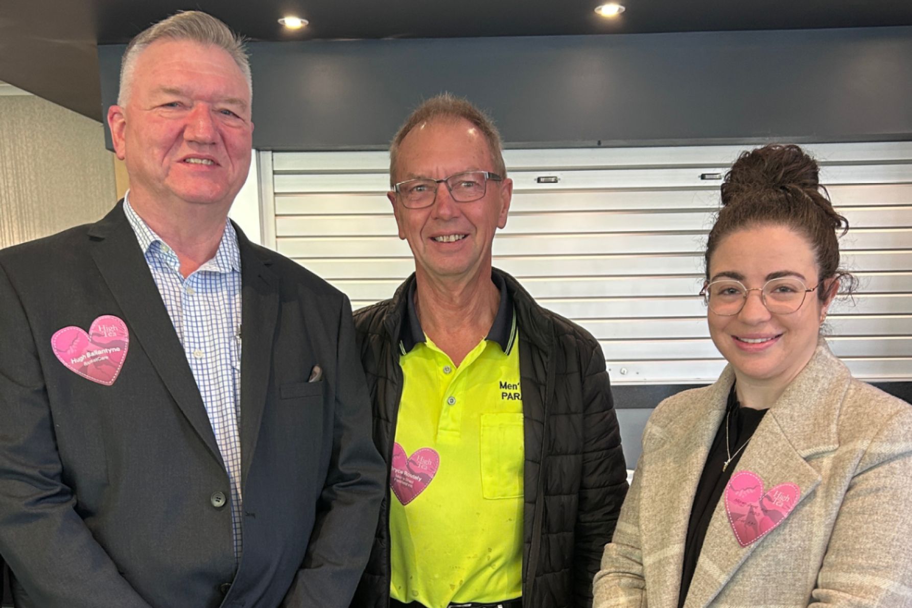 Hugh Ballantyne, Bryce Routley and Mary-Anne Maz Maio