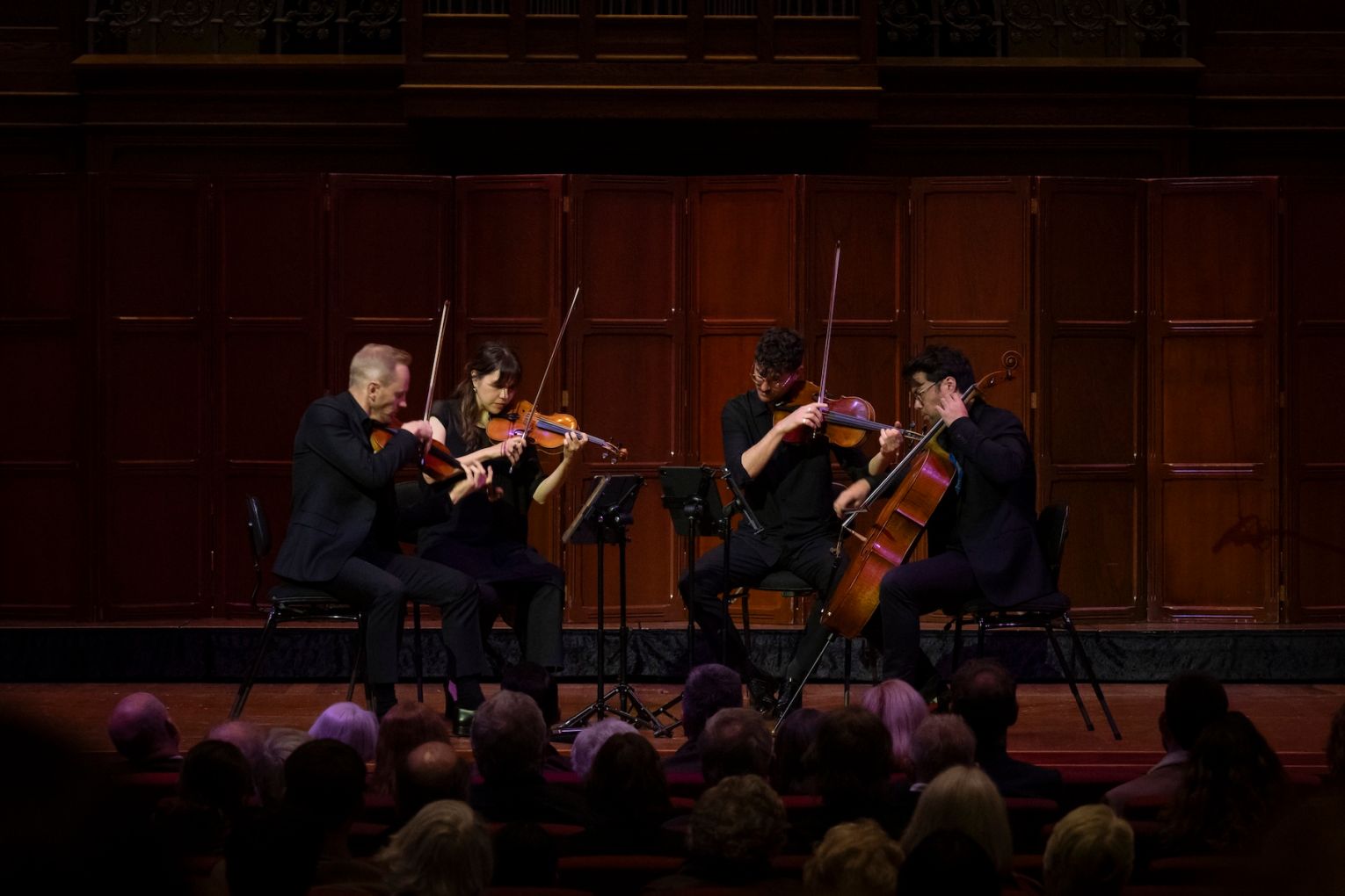 The Australian String Quartet perform at Elder Hall. Photo: Sam Jozeps / Supplied