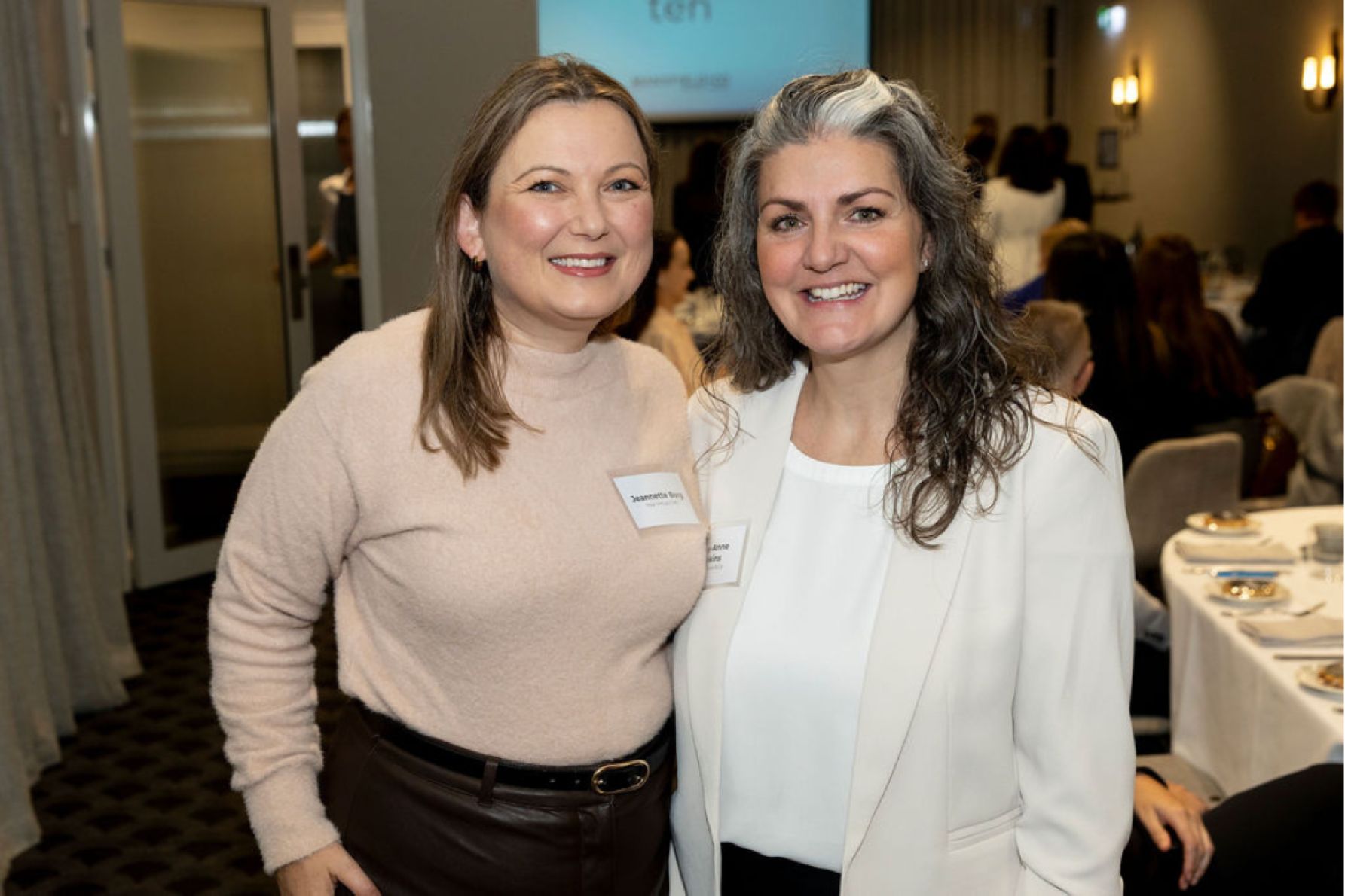Jeanette Burg and Kerry-Anne Jenkins