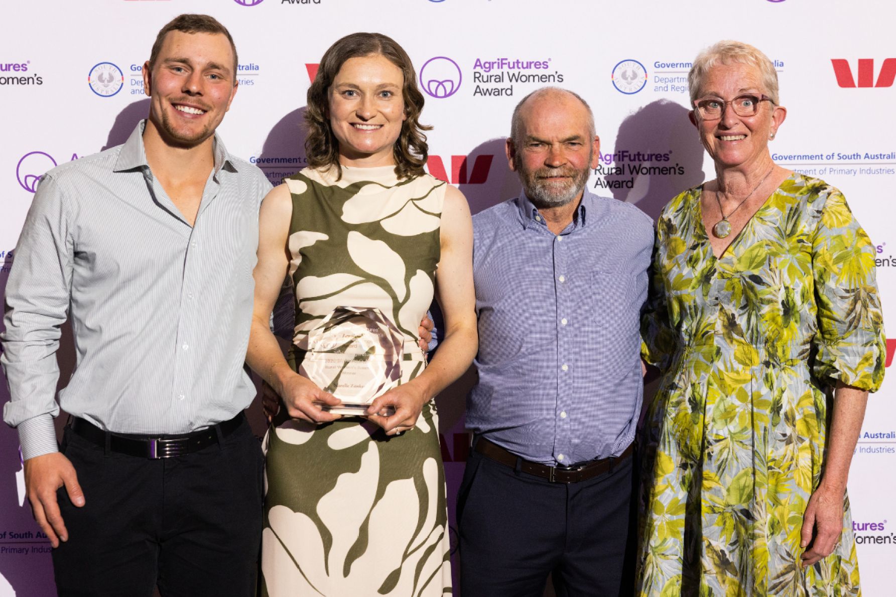 Joel and Narele Zanker with Geoff and Heather Simons
