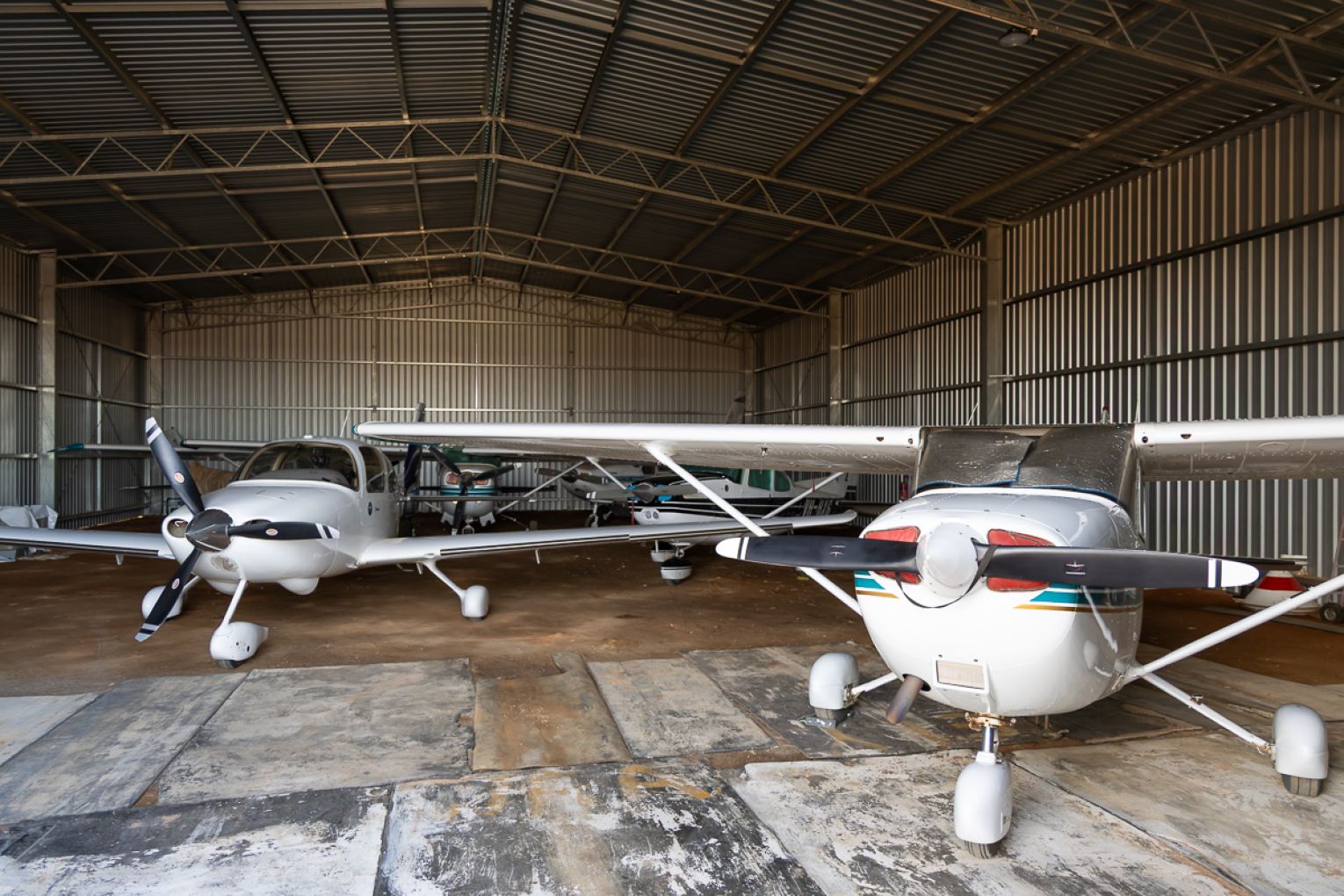 William Creek is the base for Trevor’s company Wrights Air which has a stable of 26 aircraft operating around the country.