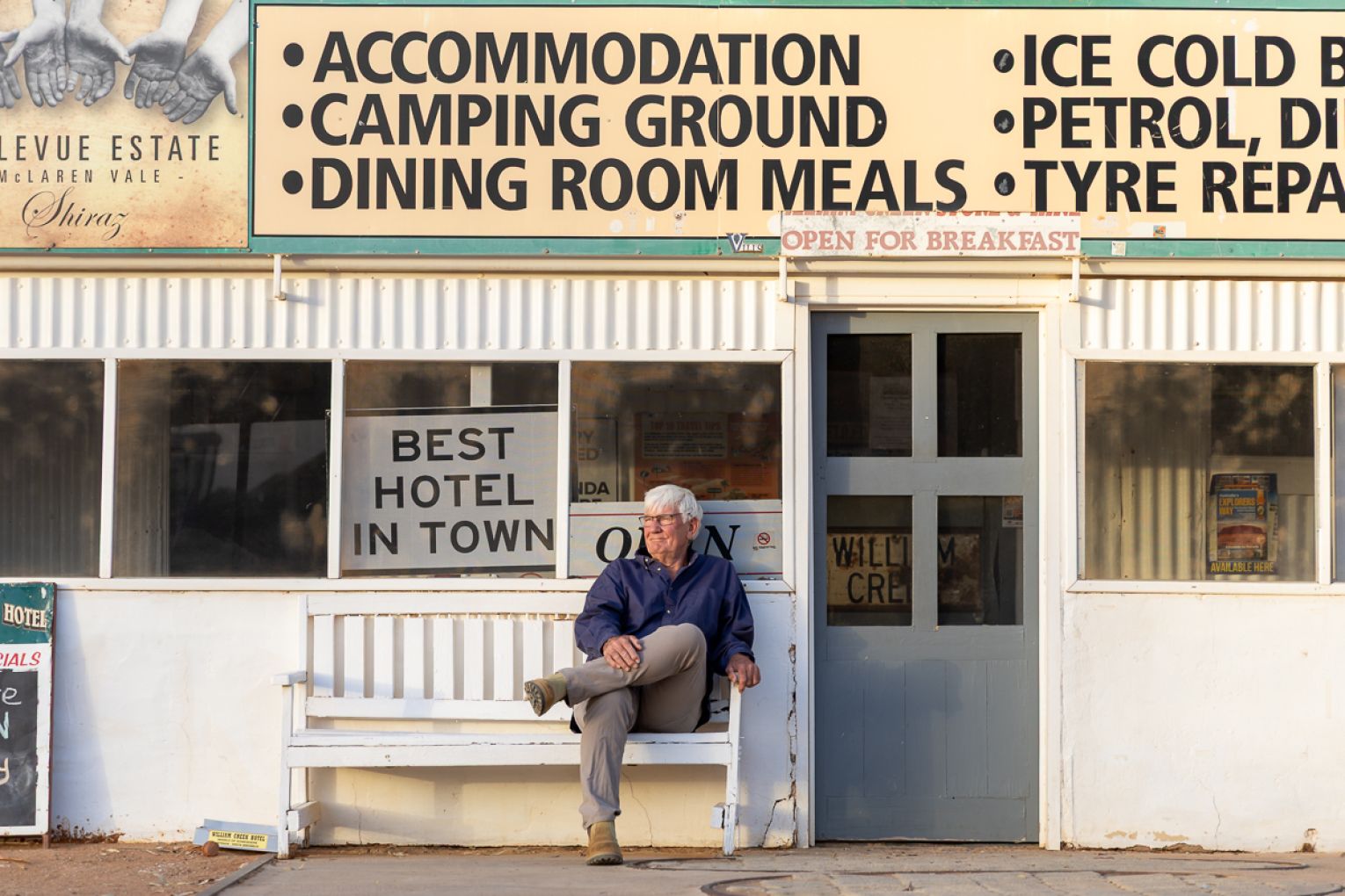 The William Creek Hotel is an iconic South Australian outback pub.