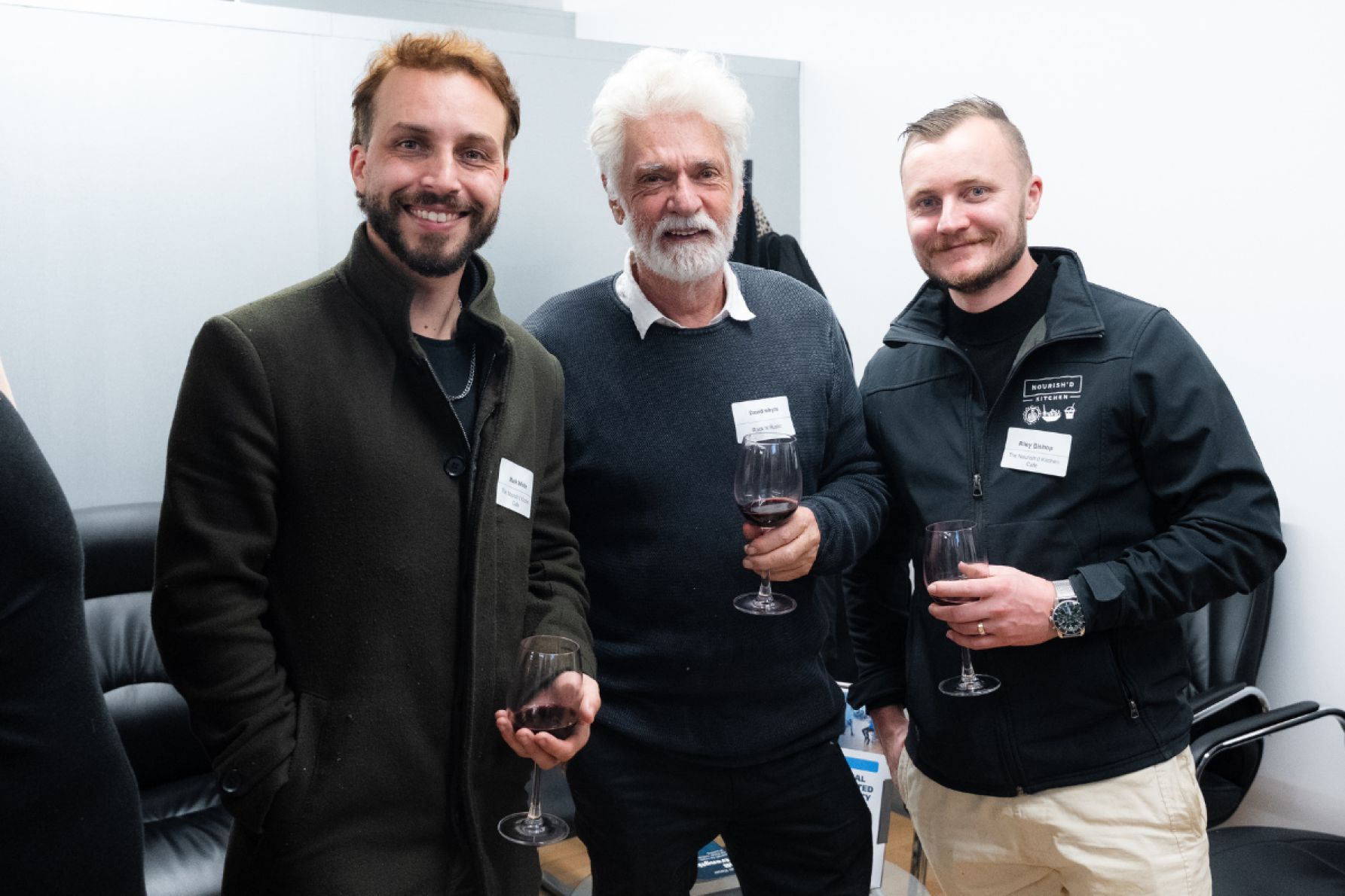 Mark White, David Whyte and Riley Bishop
