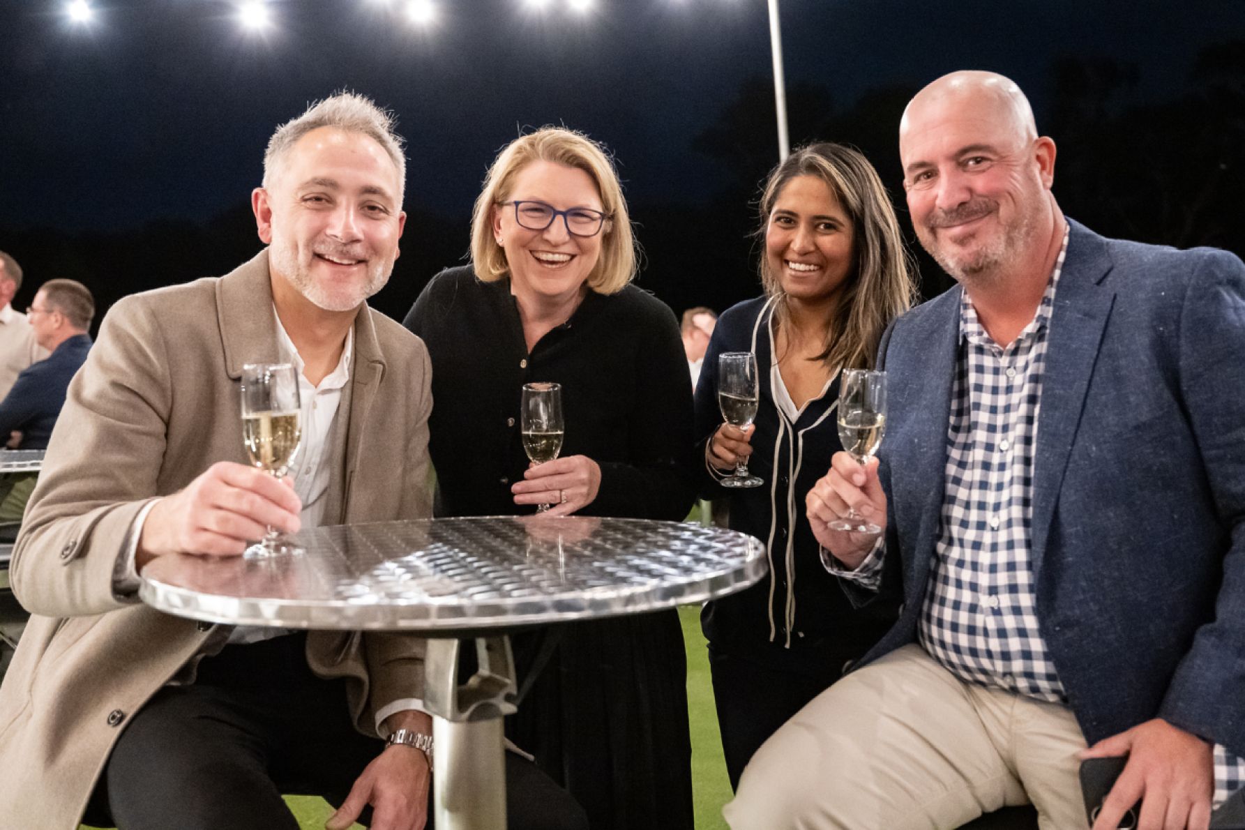 Martin Radcliffe, Sarah Goldfinch, Yashinni Mathiahlagan and Gavin Robertson
