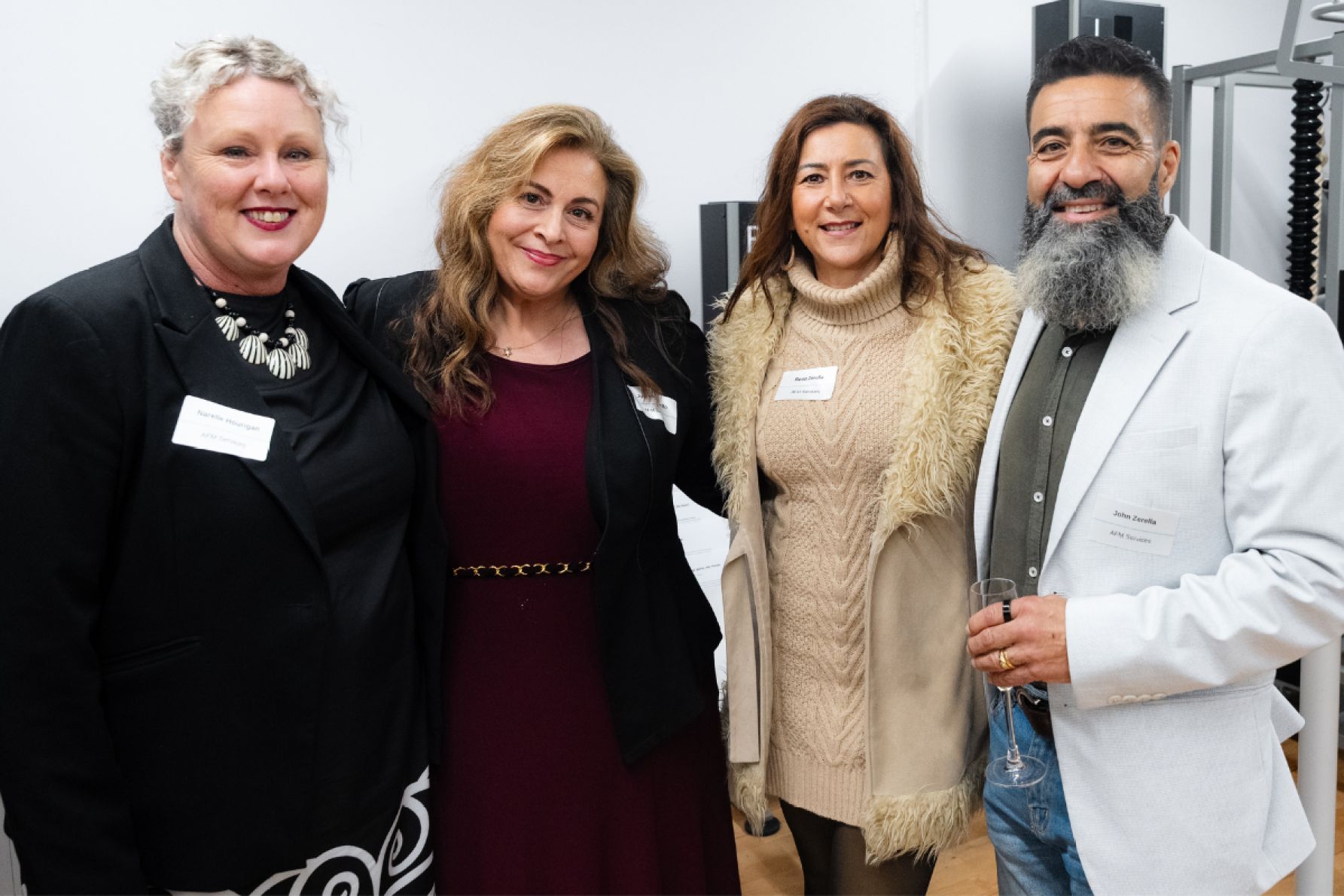 Narelle Hourigan, Jules Pisaniello, Rose Zerella and John Zerella